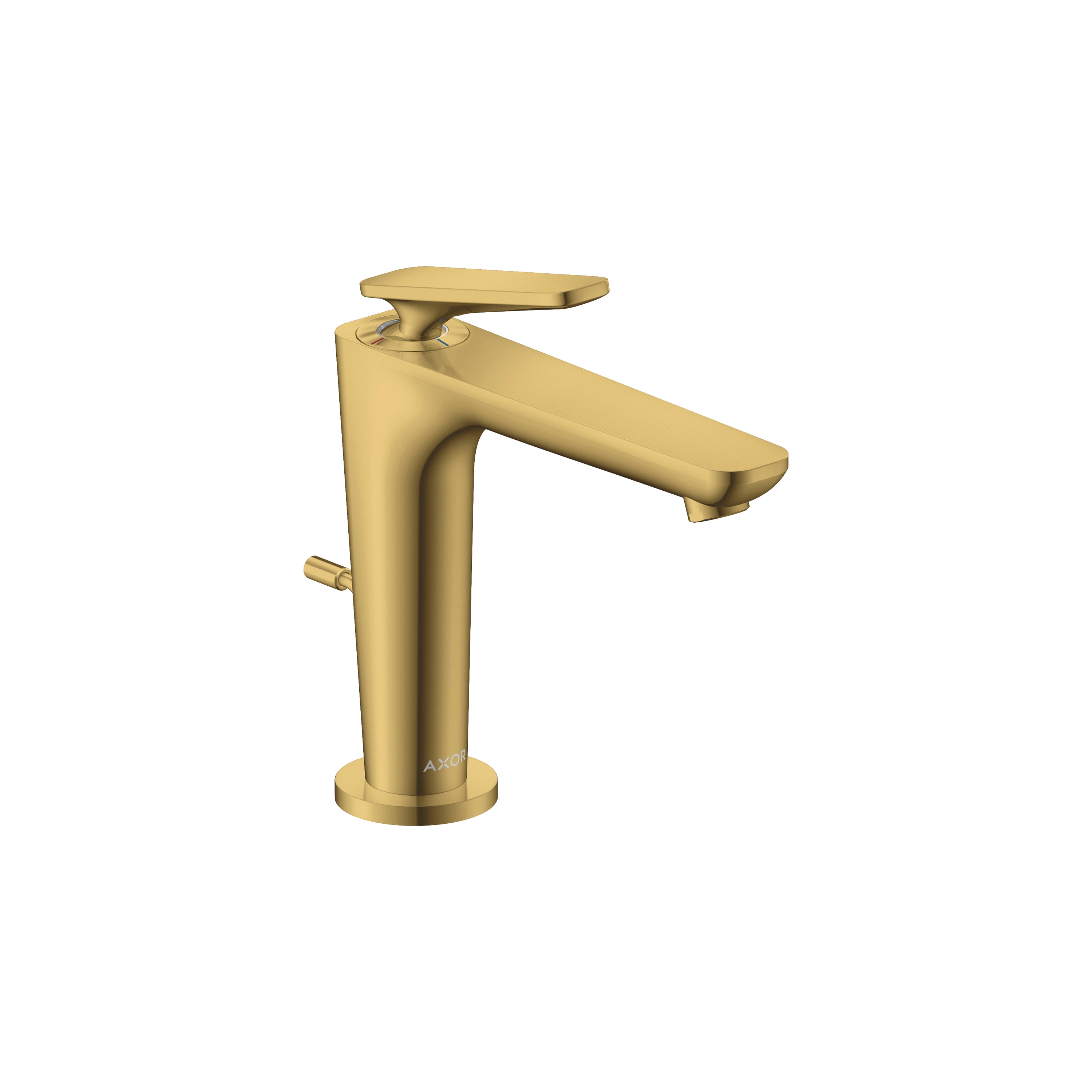 AXOR Citterio C Mezclador monomando de lavabo 125 CoolStart con vaciador automático | Color oro pulido