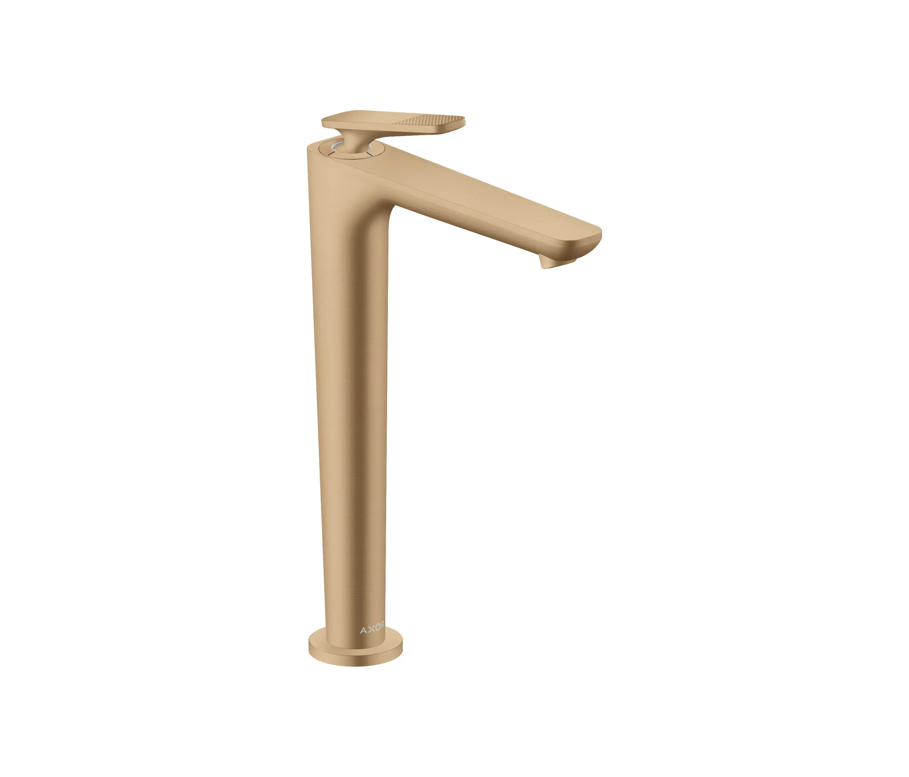 AXOR - AXOR Citterio C Single lever basin mixer 250 with CoolStart and waste set - cubic cut | Brushed Bronze
