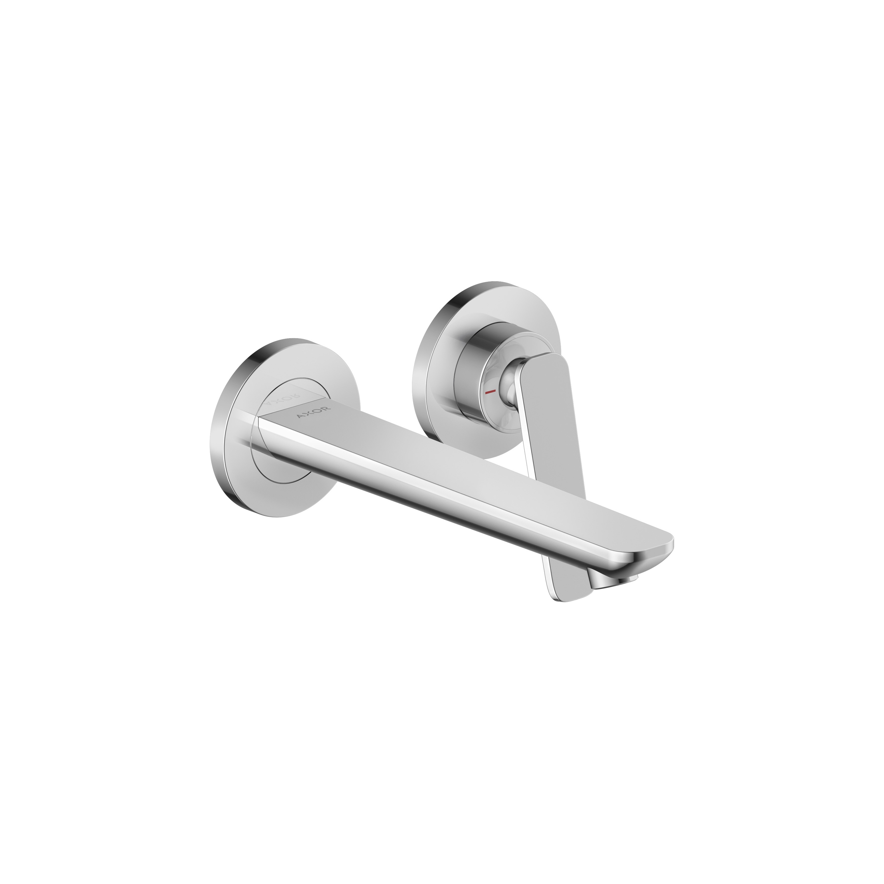 Display product AXOR Citterio C Single lever basin mixer for concealed installation wall-mounted with spout 195 mm from manufacturer AXOR