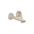 AXOR Citterio C Einhebel-Waschtischmischer Unterputz für Wandmontage mit Auslauf 195 mm - Cubic cut | Brushed Nickel