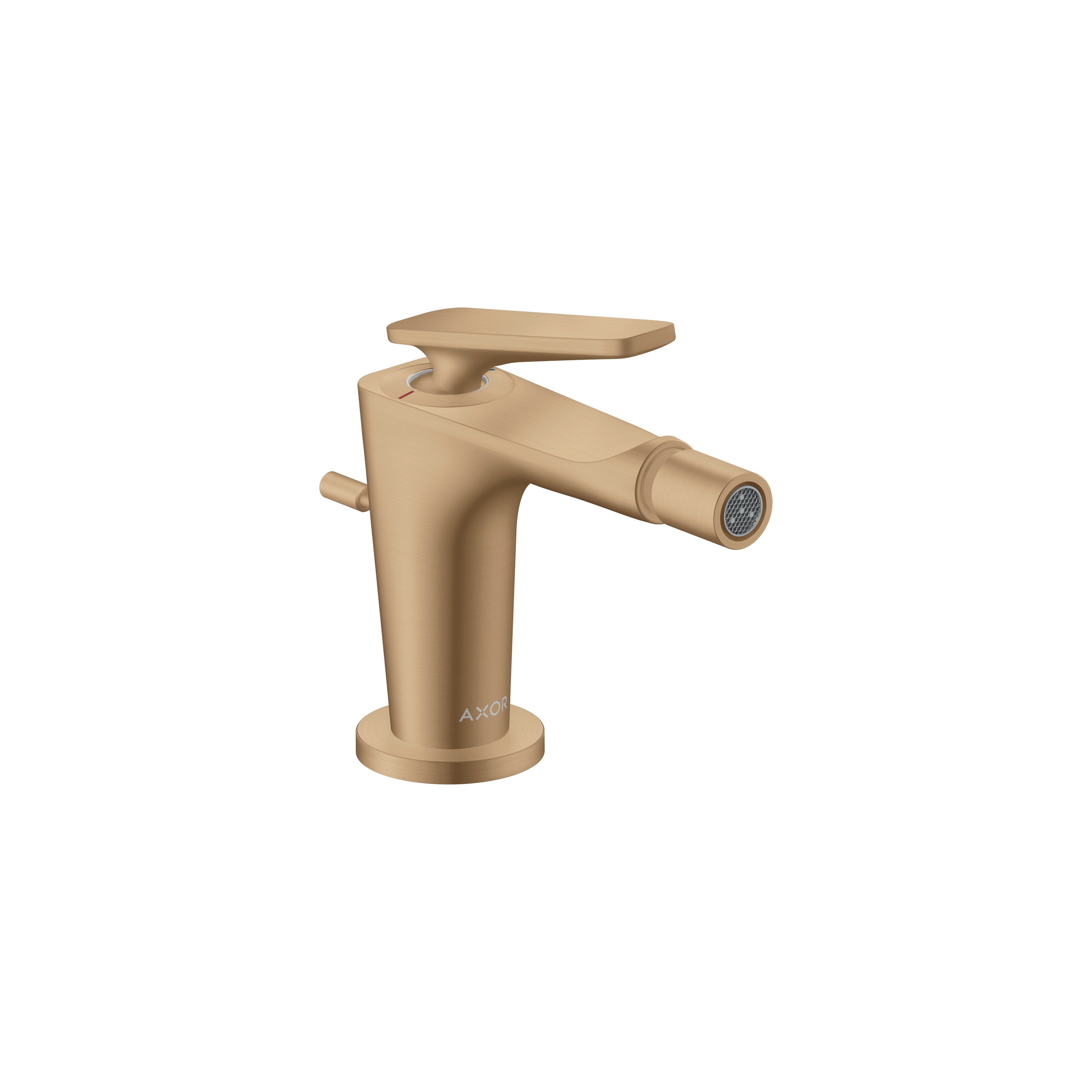 AXOR Citterio C Single lever bidet mixer with pop-up waste set | Brushed Bronze