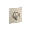 AXOR ShowerSelect ID Thermostat for concealed installation square for 2 functions with integrated security combination according to EN1722 | Brushed Nickel
