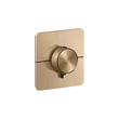 AXOR ShowerSelect ID Thermostat for concealed installation softsquare for 2 functions | Brushed Bronze