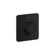AXOR ShowerSelect ID Thermostat for concealed installation softsquare for 1 function | Matt black