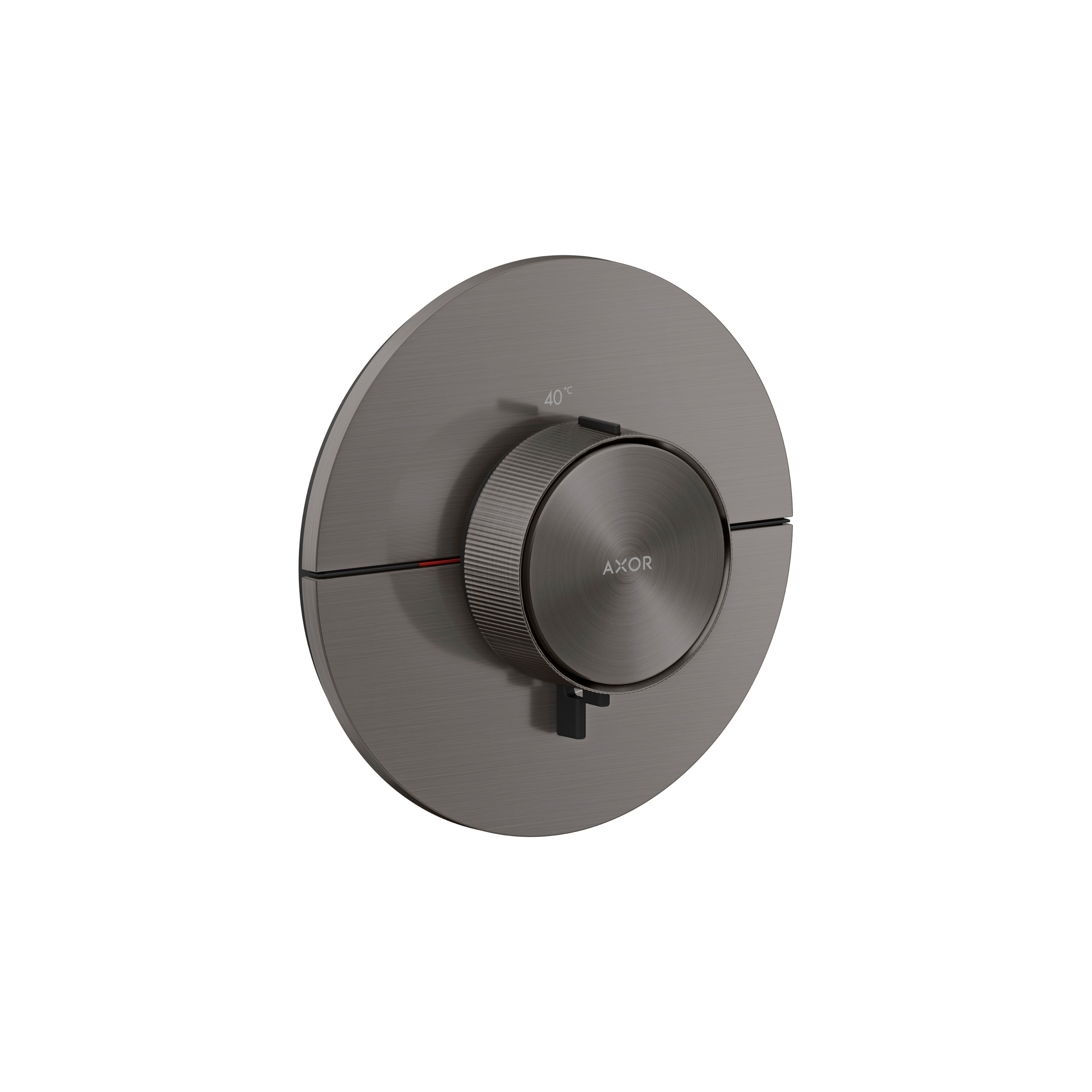 AXOR ShowerSelect ID Termostatico alta portata ad incasso round | Cromo Nero Spazzolato