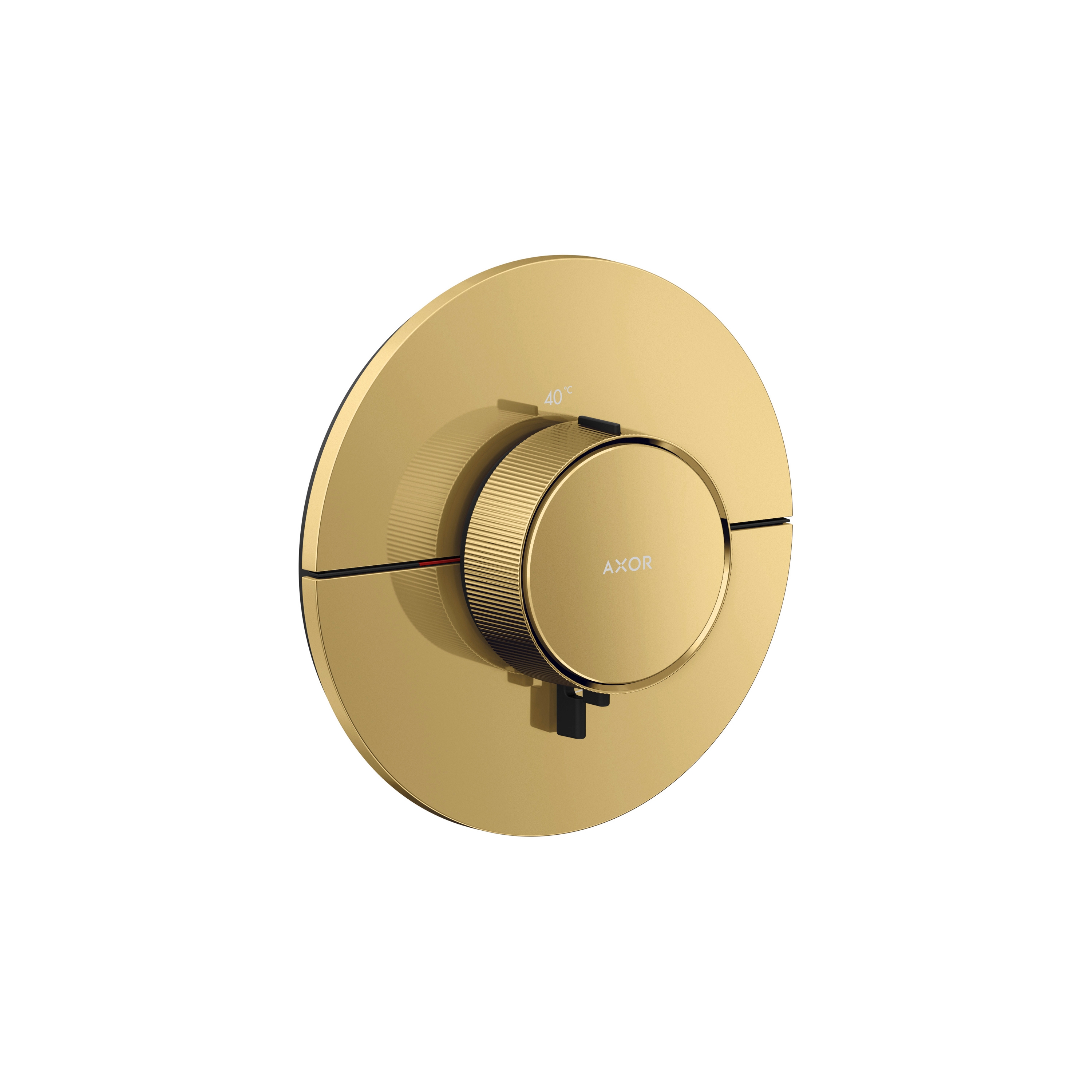 AXOR ShowerSelect ID Thermostat HighFlow Unterputz rund | Polished Gold Optic