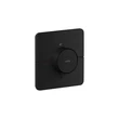 AXOR ShowerSelect ID Thermostat HighFlow for concealed installation softsquare | Matt black