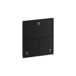 AXOR ShowerSelect ID Set de finition carré encastré avec 3 fonctions | Noir mat