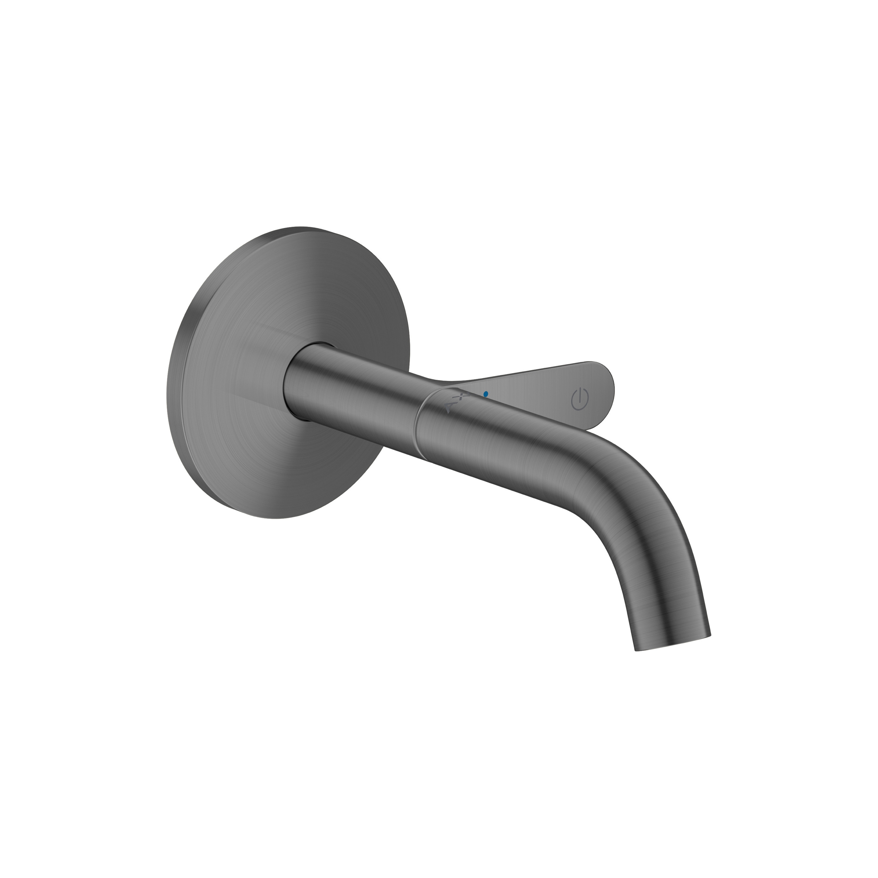AXOR One Basin mixer for concealed installation wall-mounted Select with spout 160 mm I Brushed Black Chrome