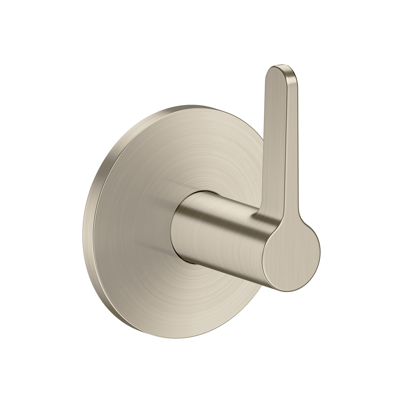 AXOR One Shut-off valve for concealed installation with lever handle I Brushed Nickel