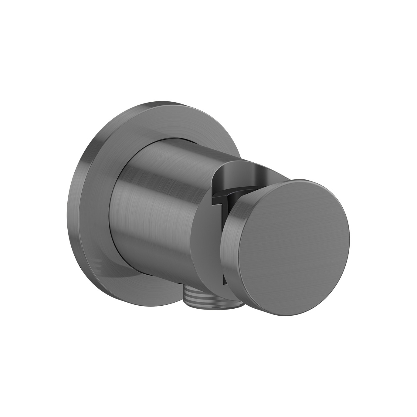 AXOR One Porter unit round I Brushed Black Chrome