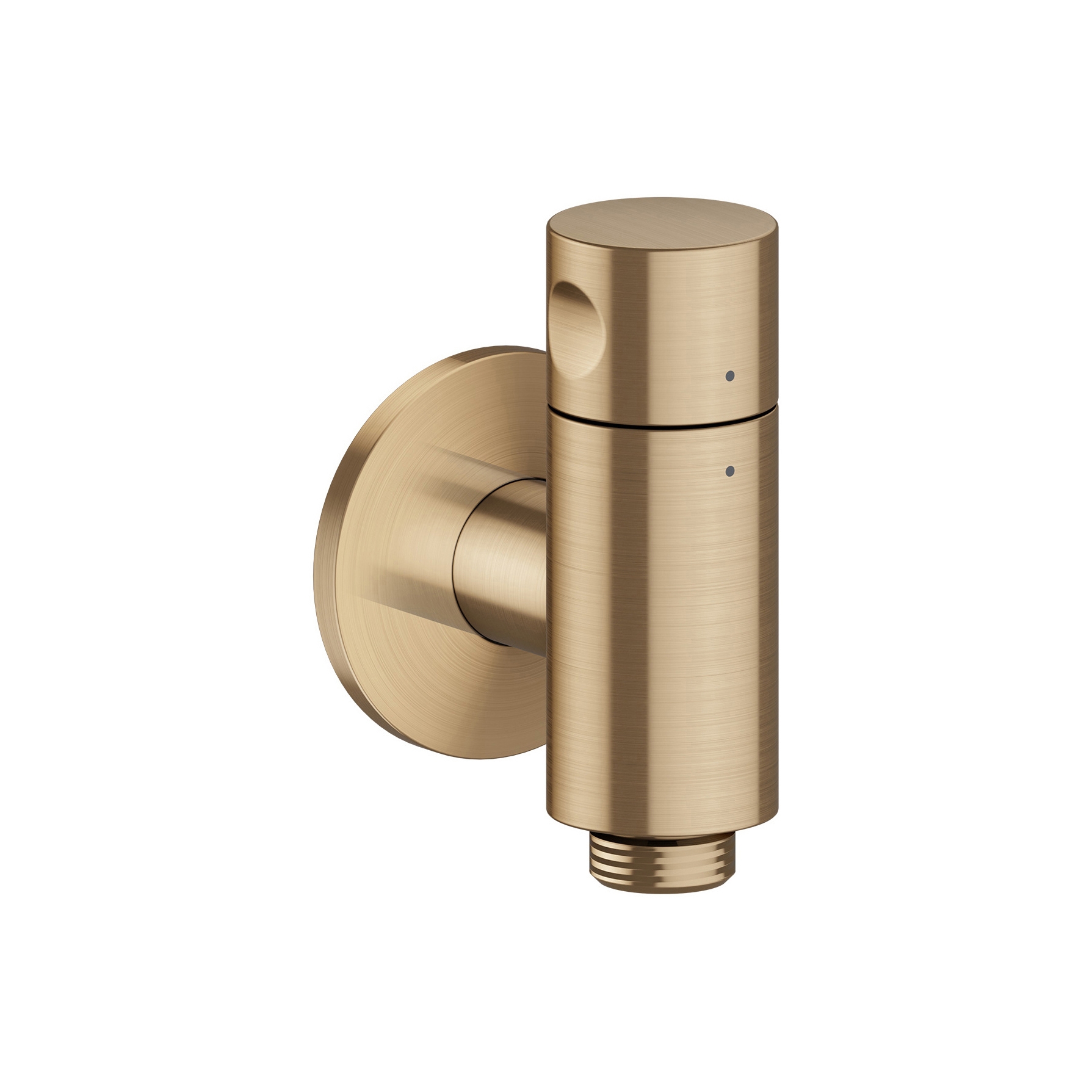 AXOR One Toma de agua Stop con llave de paso I Brushed Bronze