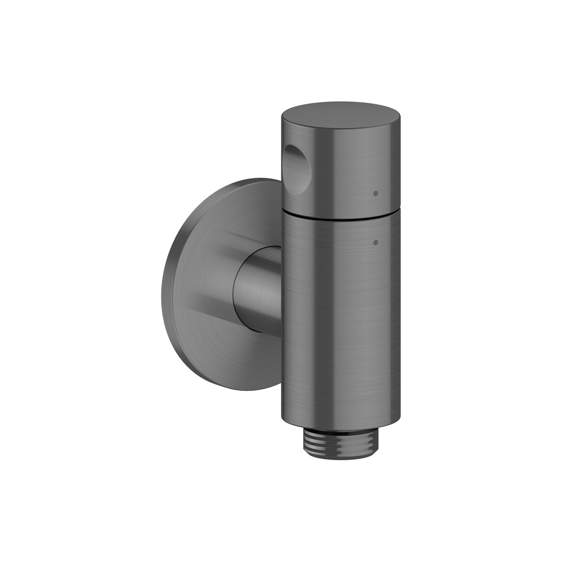 AXOR One Toma de agua Stop con llave de paso I Brushed Black Chrome