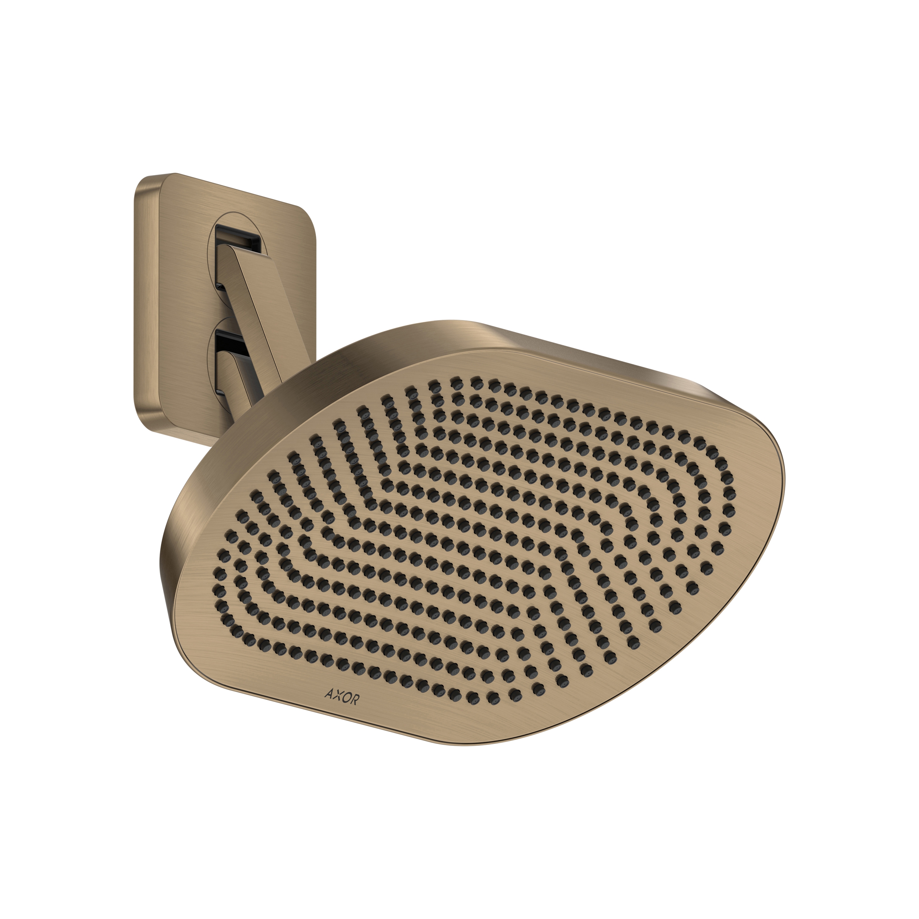AXOR ShowerSphere Ducha fija 370/220 2jet con brazo de ducha ajustable I Brushed Bronze