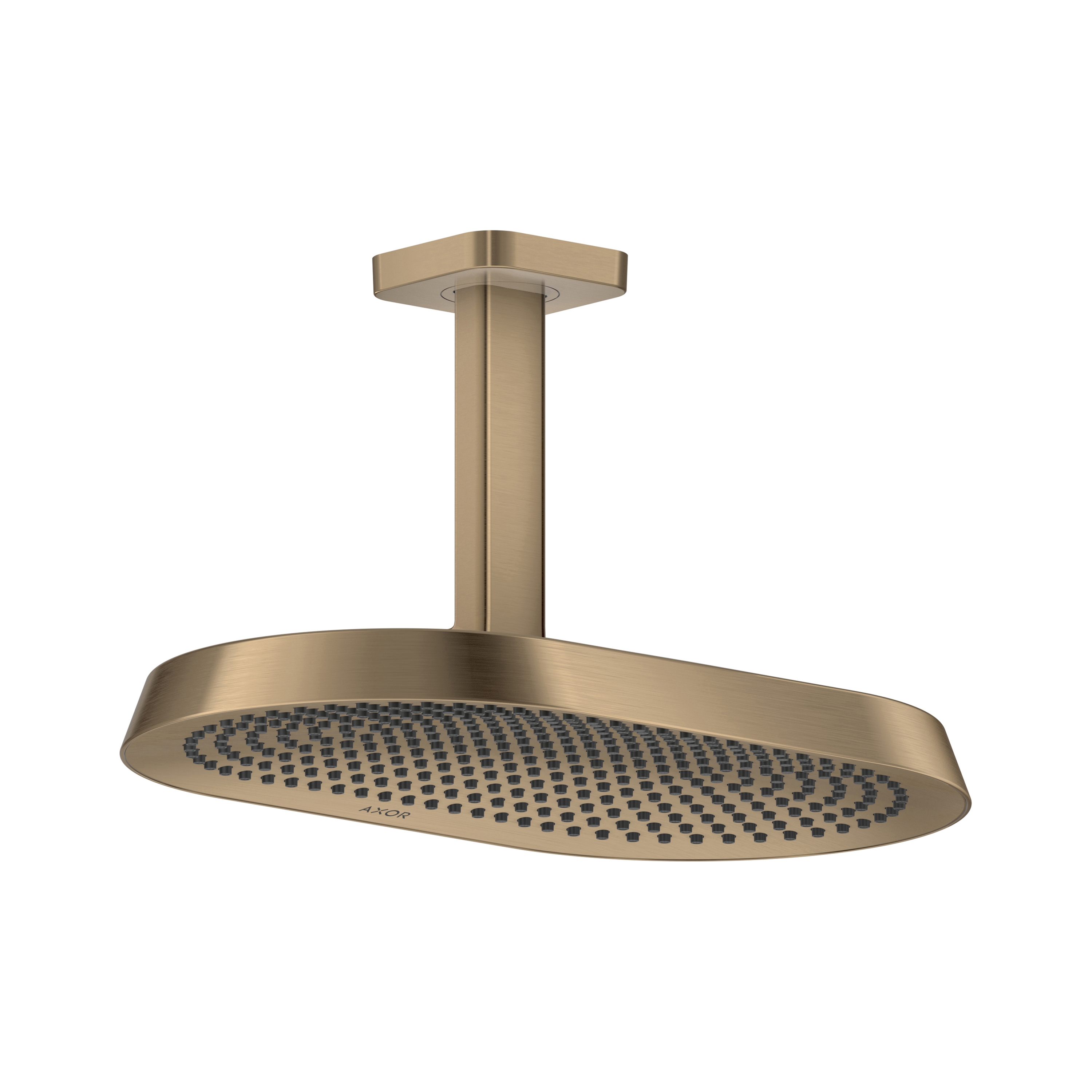 AXOR ShowerSphere Ducha fija 370/220 2jet con conexión a techo I Brushed Bronze