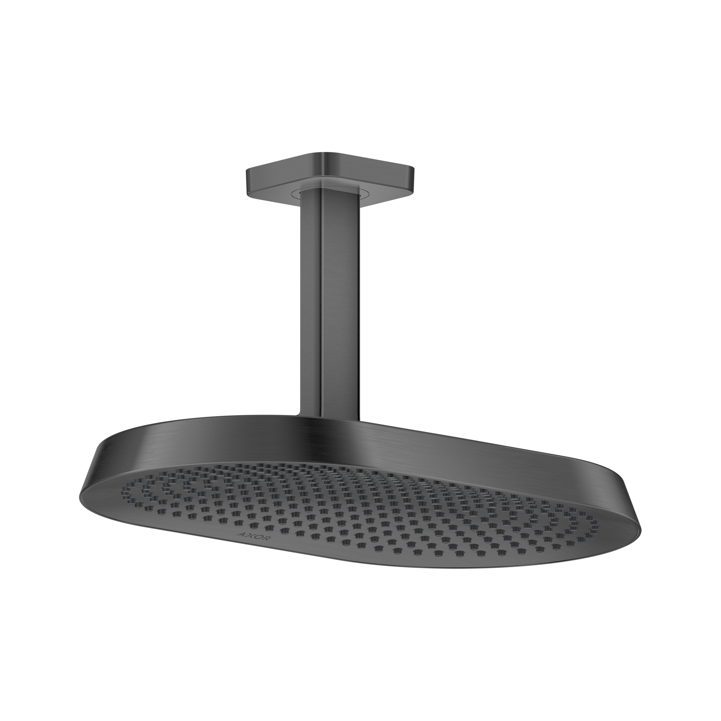 AXOR ShowerSphere Ducha fija 370/220 2jet con conexión a techo I Brushed Black Chrome