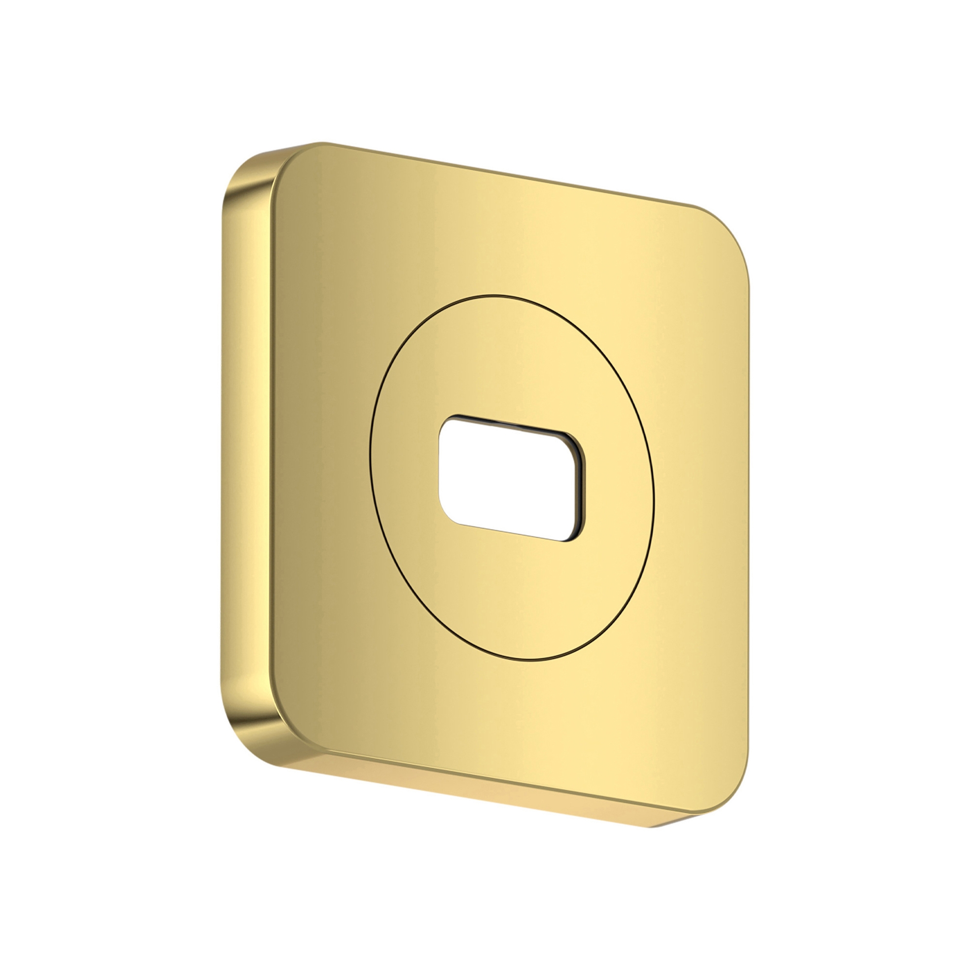 AXOR ShowerSphere Rosetta 120/120 softsquare I Polished Gold Optic
