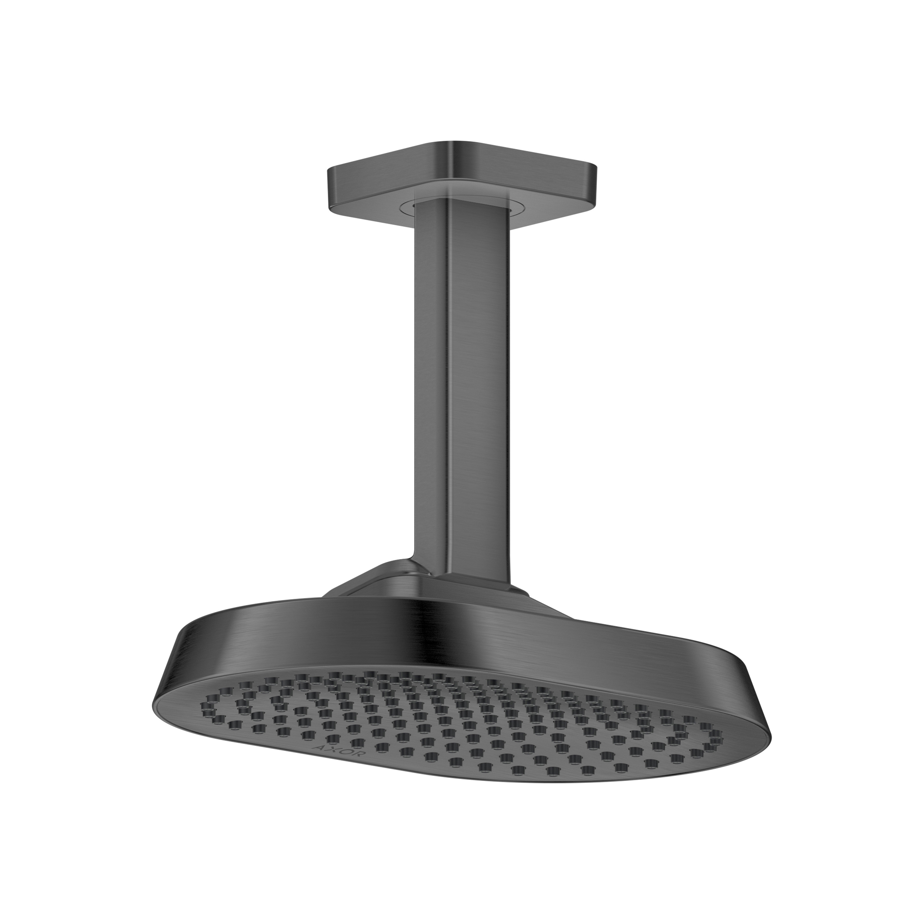 AXOR ShowerSphere Soffione doccia 250/160 1jet EcoSmart+ con connessione a soffitto I Brushed Blck Chrome