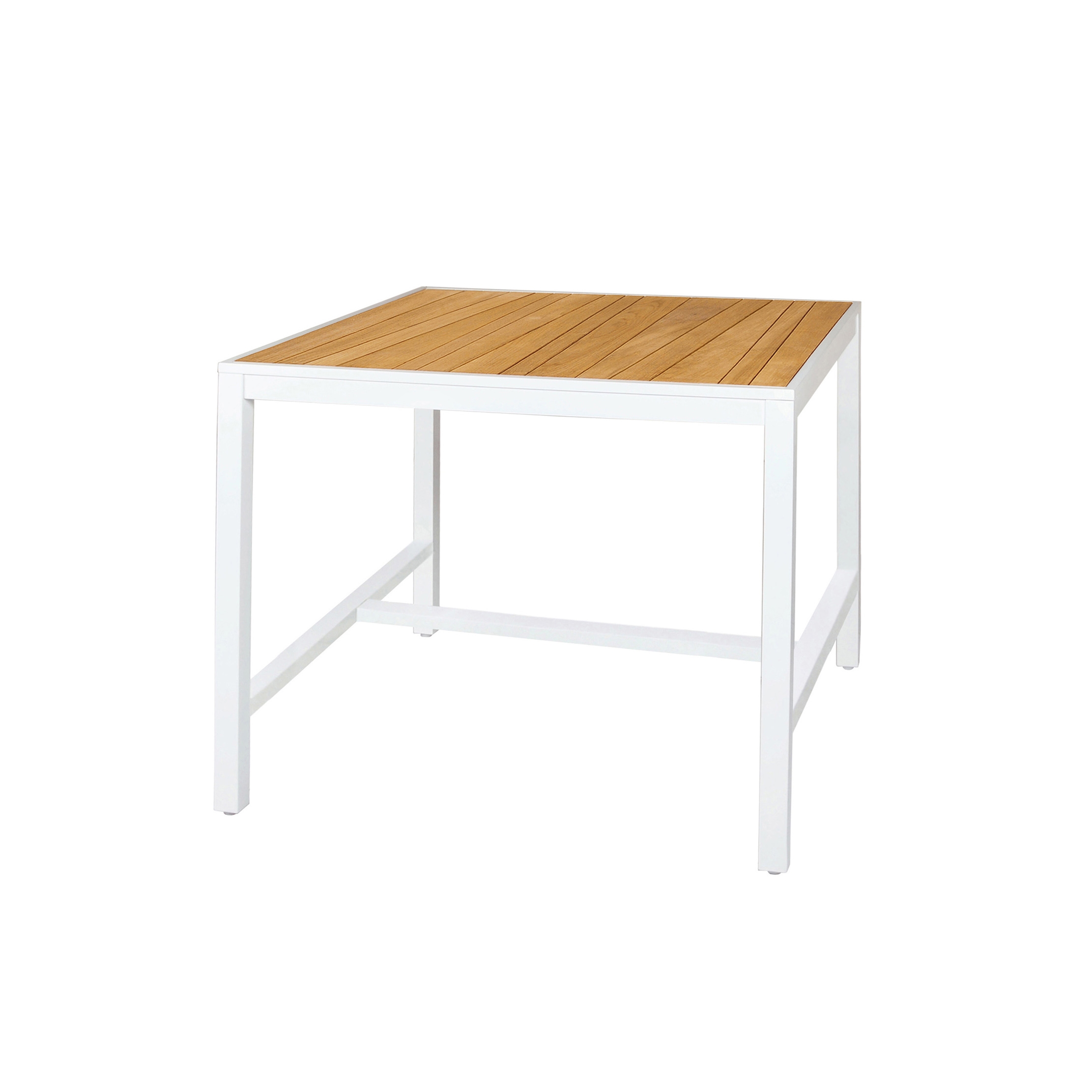 Afficher le produit Allux counter table 43"x43" (abstract slats) du fabricant Mamagreen