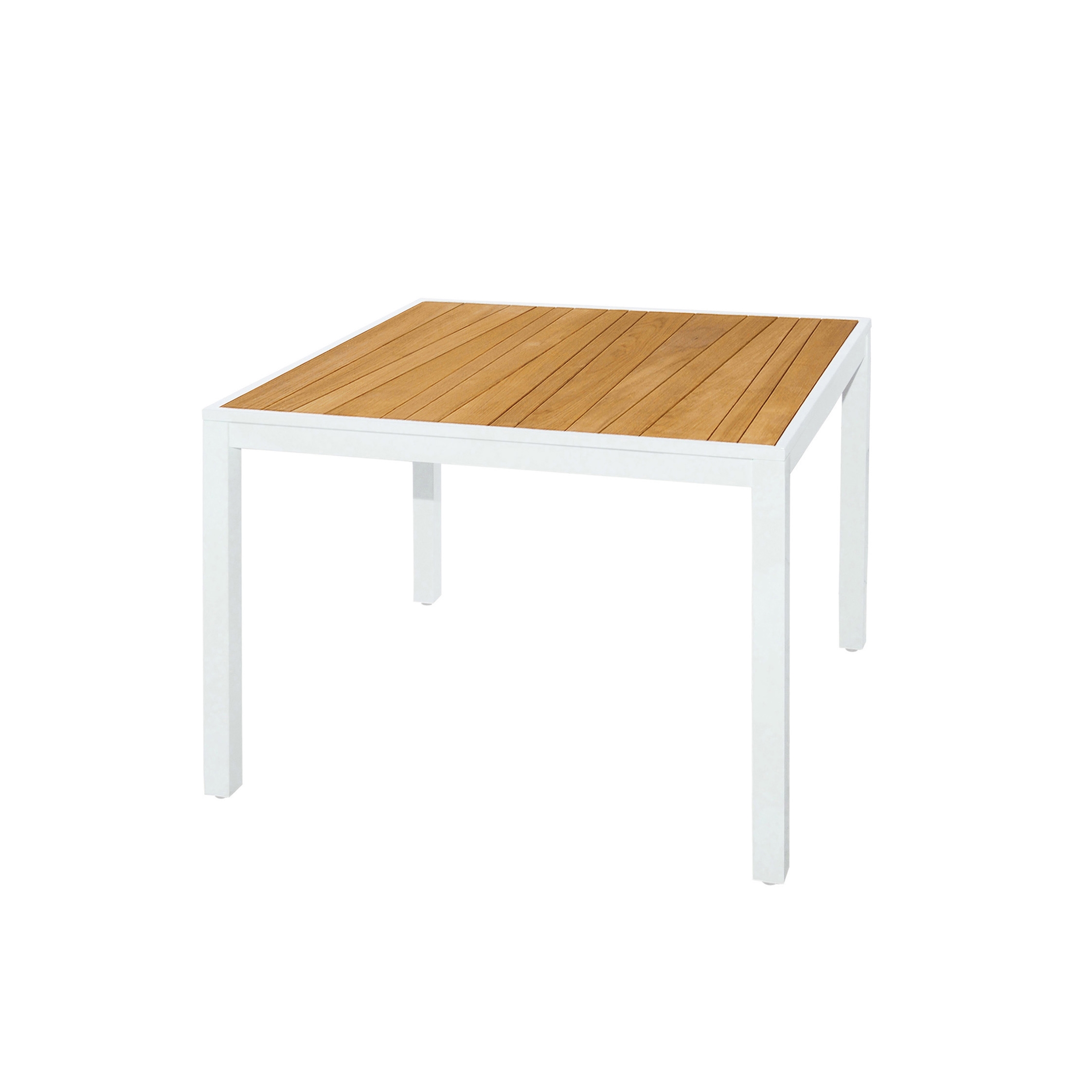 Afficher le produit Allux dining table 100x100 cm (abstract slats) du fabricant Mamagreen