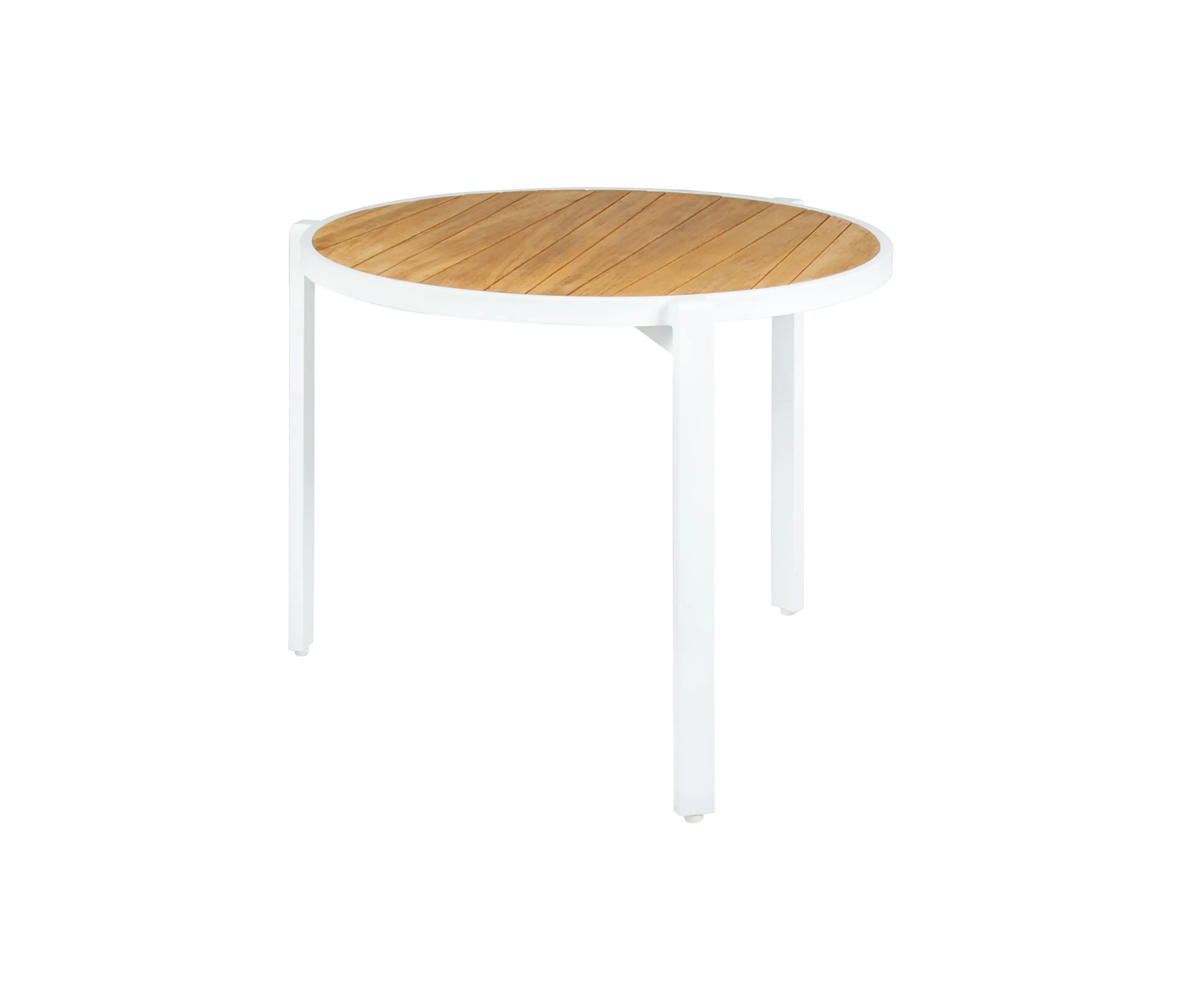 Mamagreen - Allux stackable dining table Ø 90 cm (abstract slats)