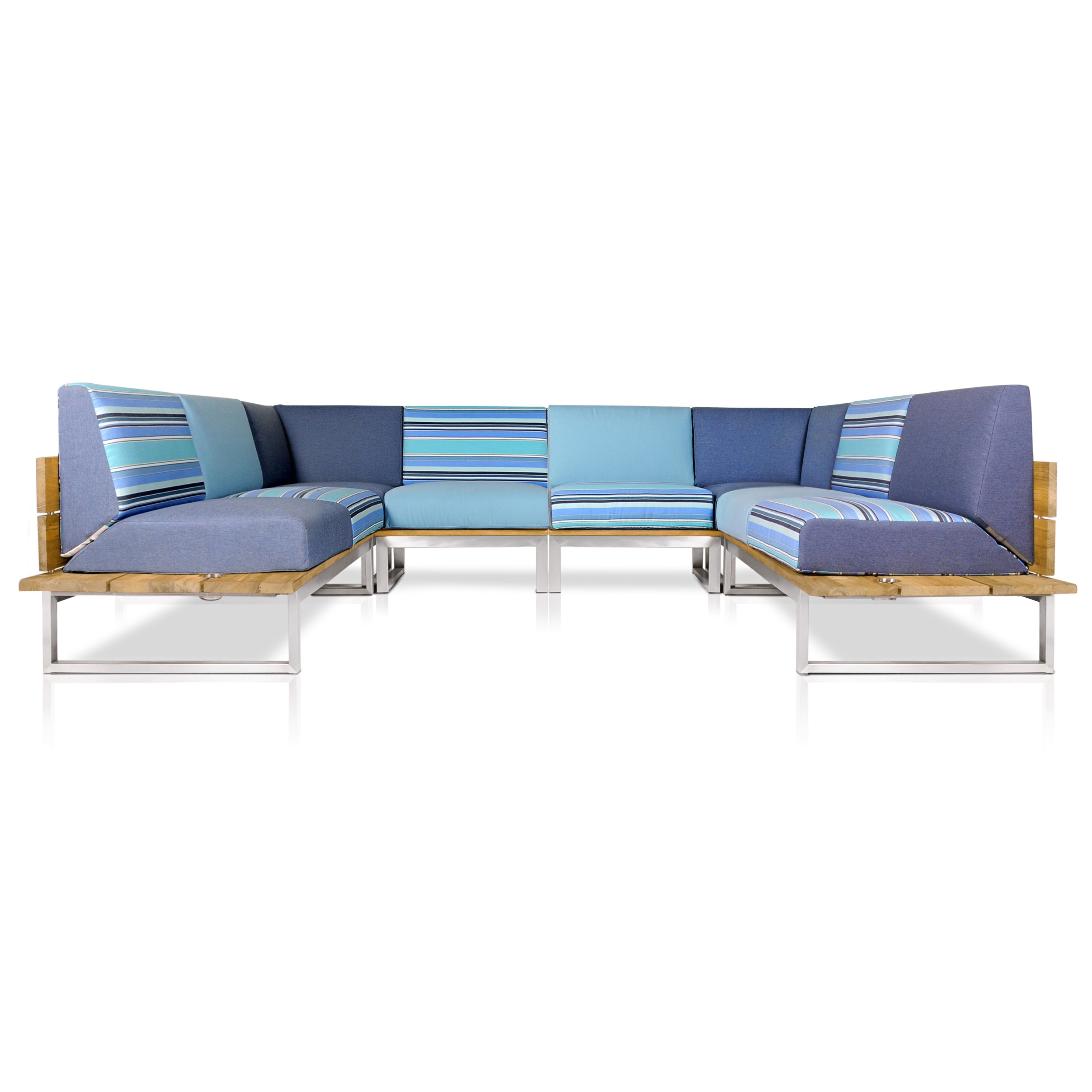 Afficher le produit Oko Lounge Combination 4 (no bolster) du fabricant Mamagreen