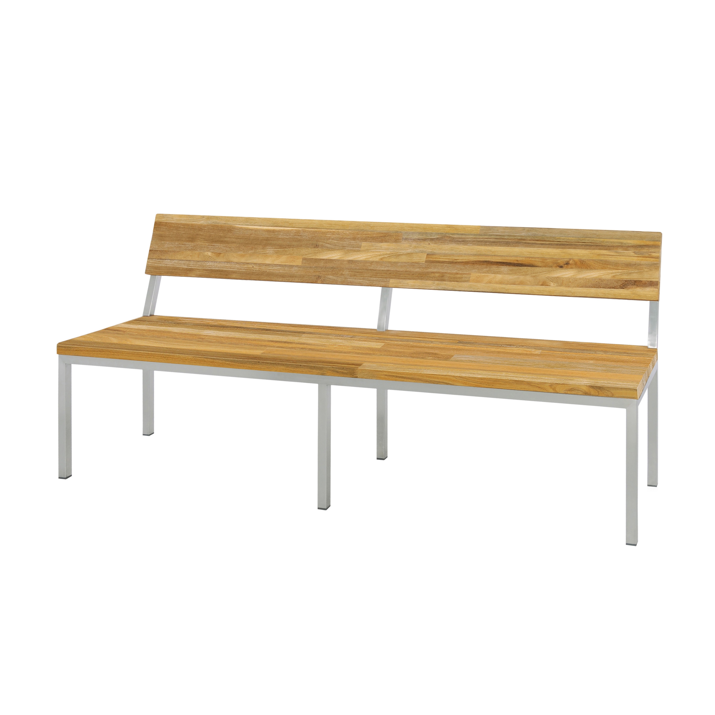 Vertoon produk Oko bench 185 cm with backrest (post legs - random) van vervaardiger Mamagreen