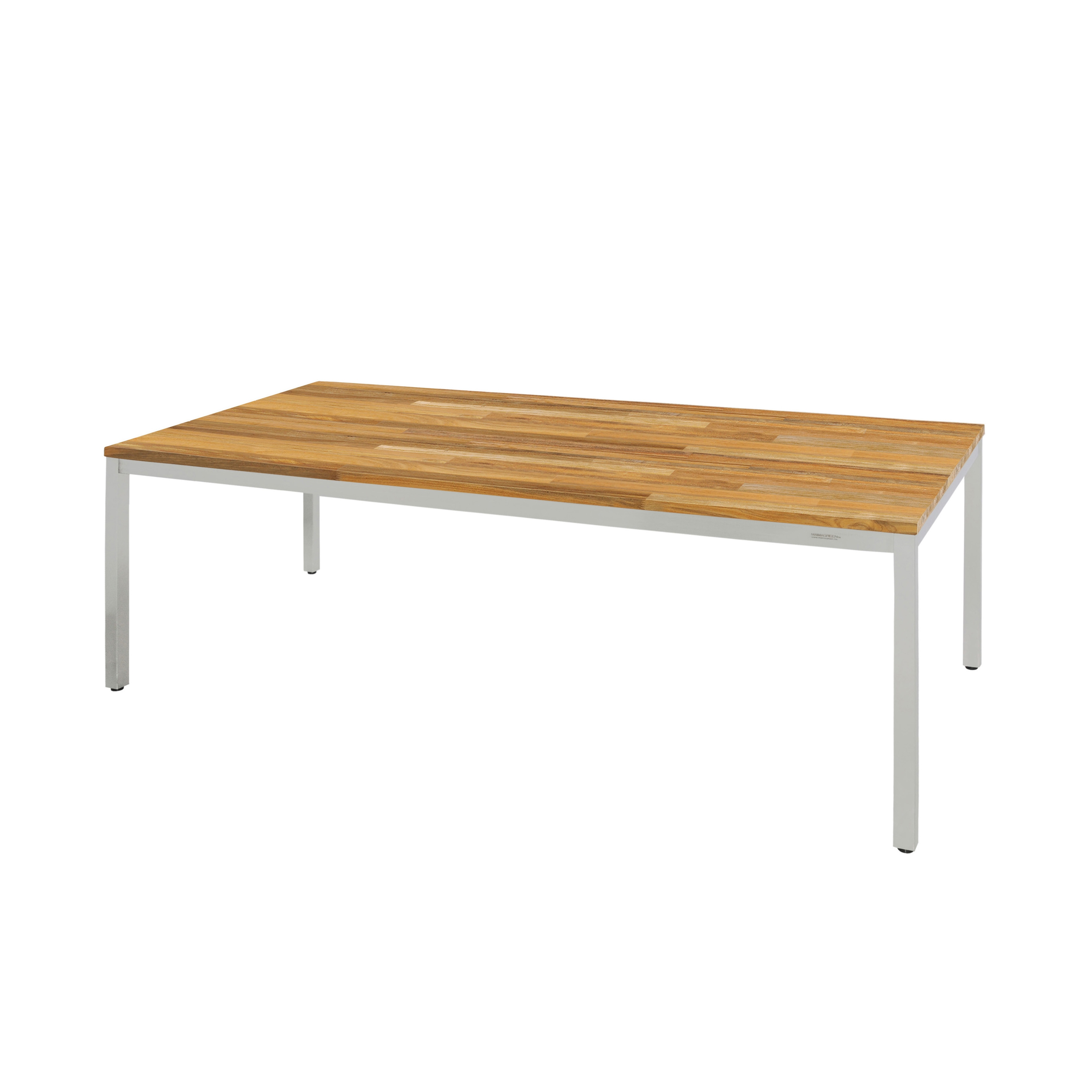 Mostra il prodotto Oko dining table 200 x 90 cm (post legs - random) del produttore Mamagreen