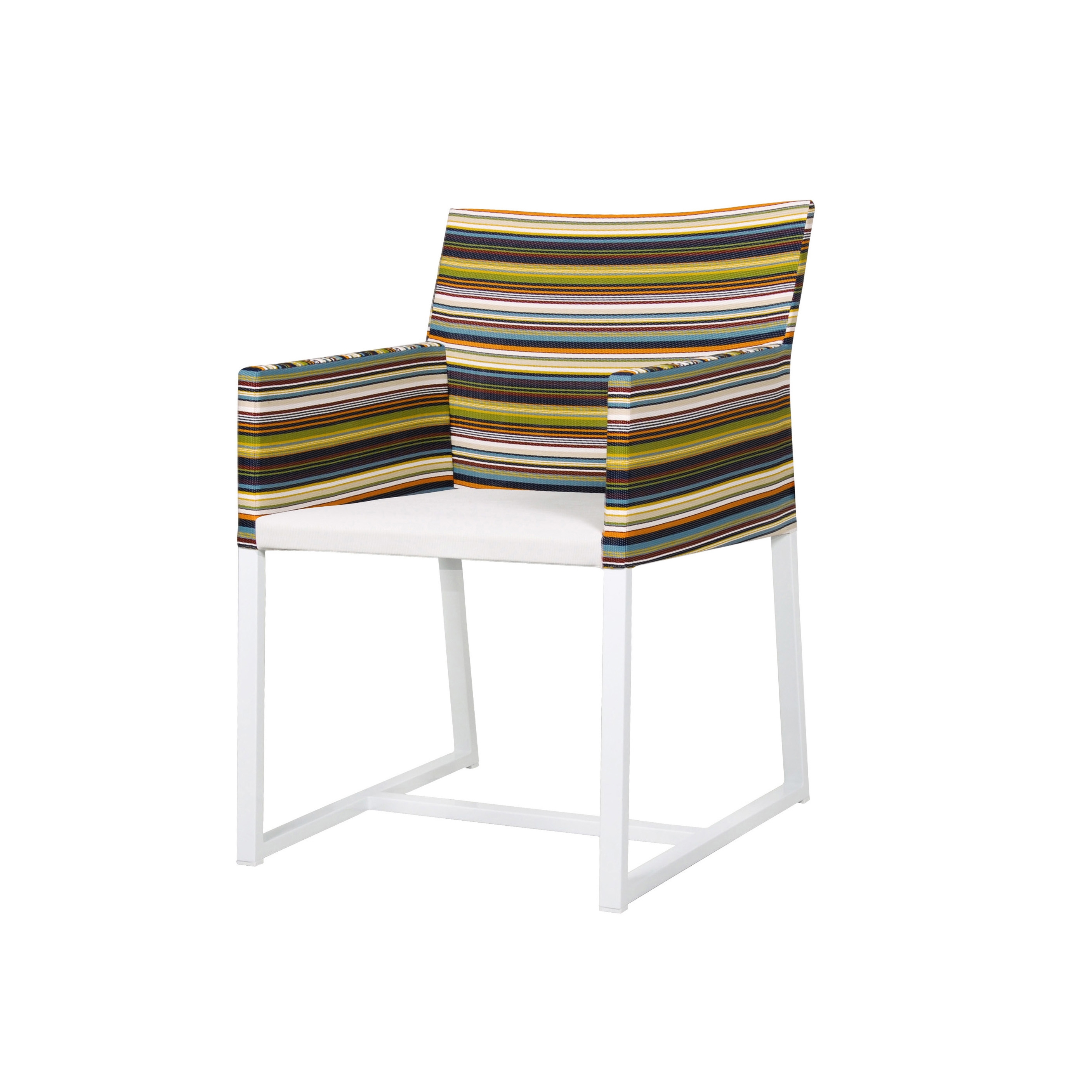 Mostra il prodotto Stripe dining chair (horizontal-leisuretex seat) del produttore Mamagreen