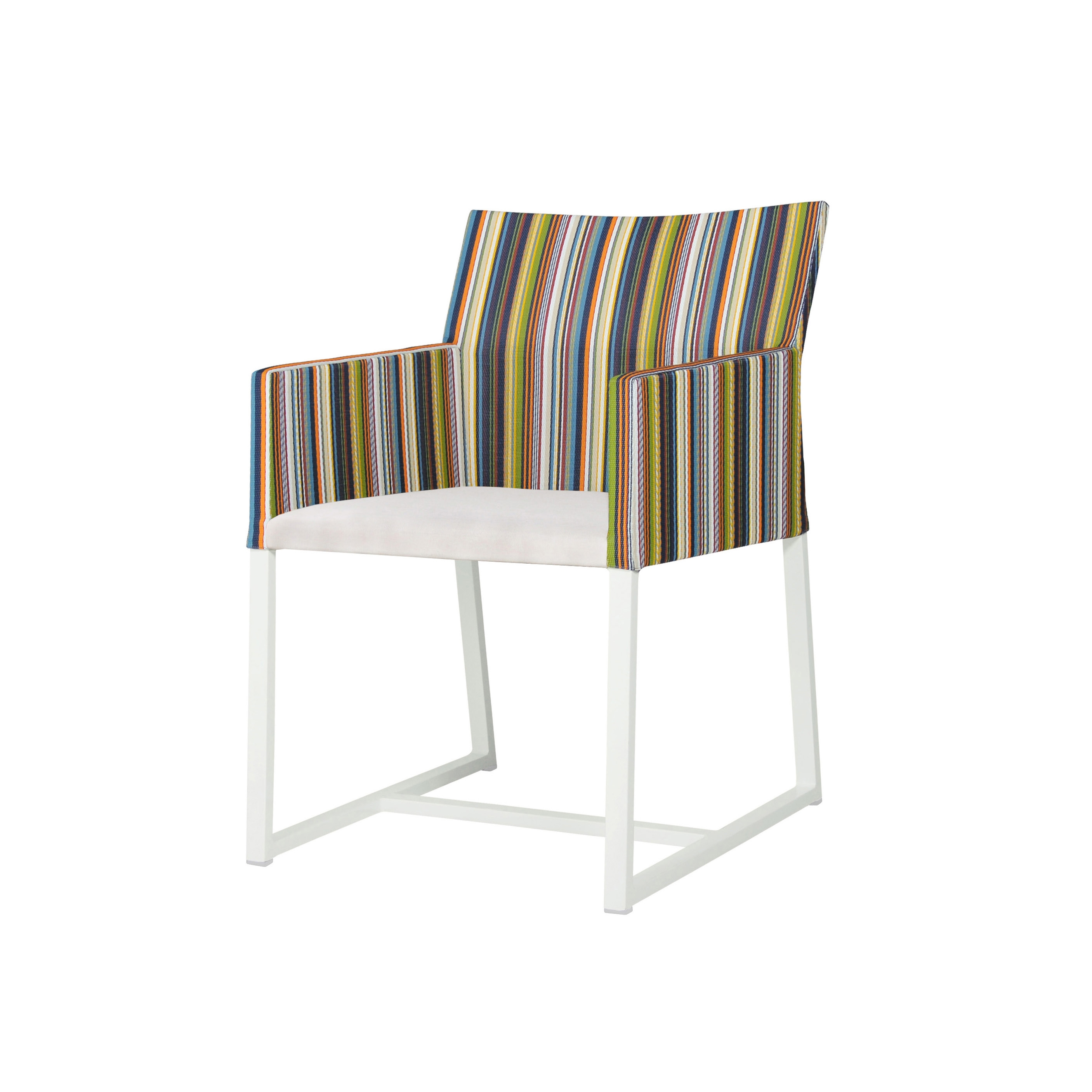 Mostra il prodotto Stripe dining chair (vertical-leisuretex seat) del produttore Mamagreen
