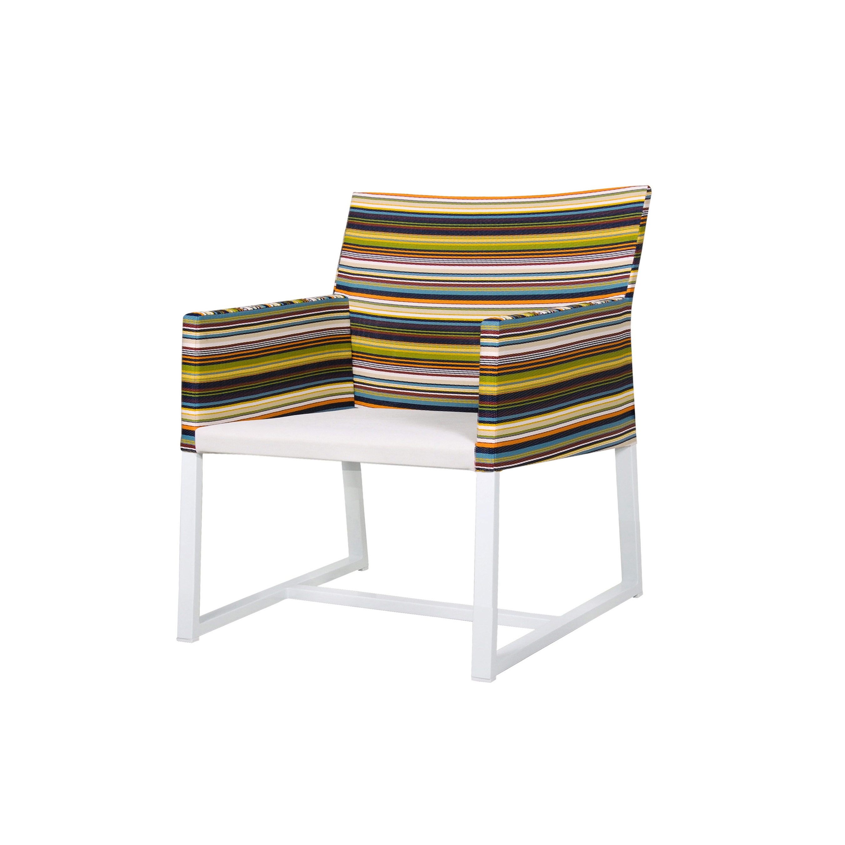 Mostra il prodotto Stripe casual chair (horizontal-leisuretex seat) del produttore Mamagreen