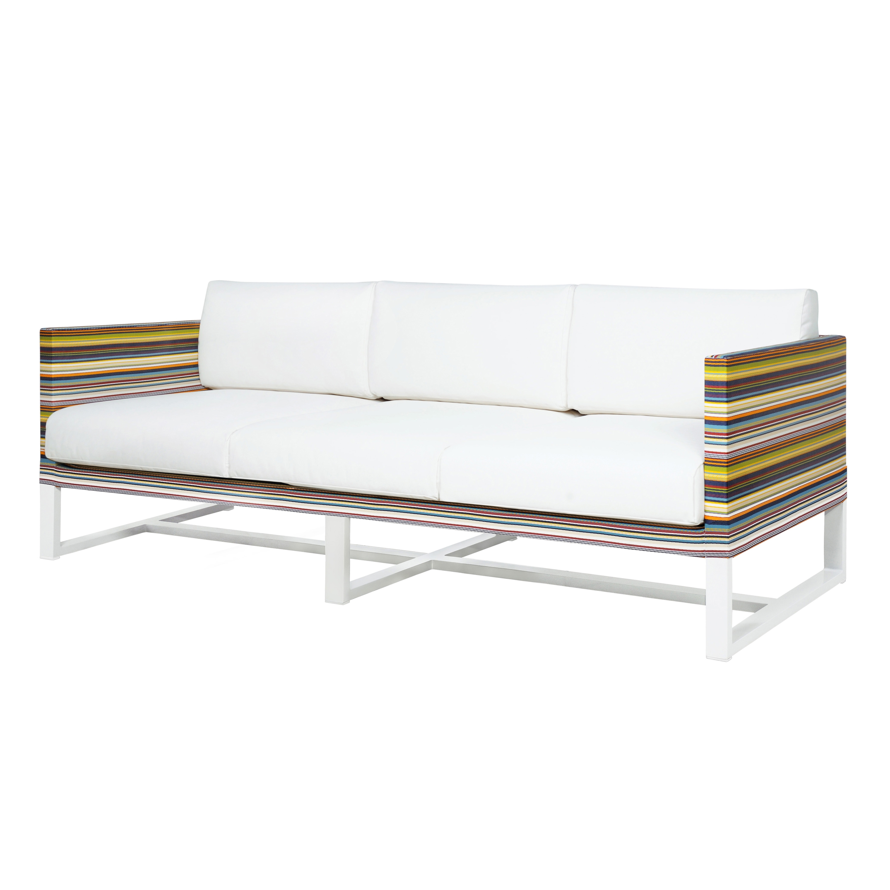 Afficher le produit Stripe sofa 3-seater du fabricant Mamagreen