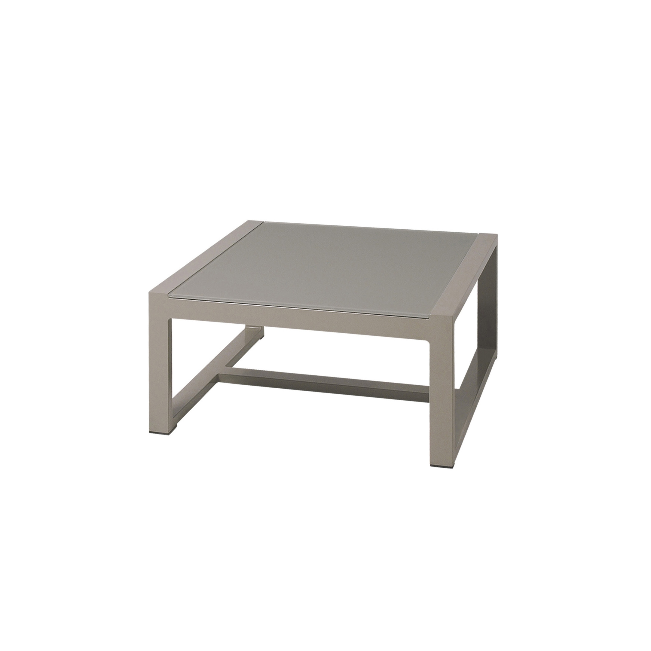 Vertoon produk Stripe coffee table 70x70 cm (glass) van vervaardiger Mamagreen