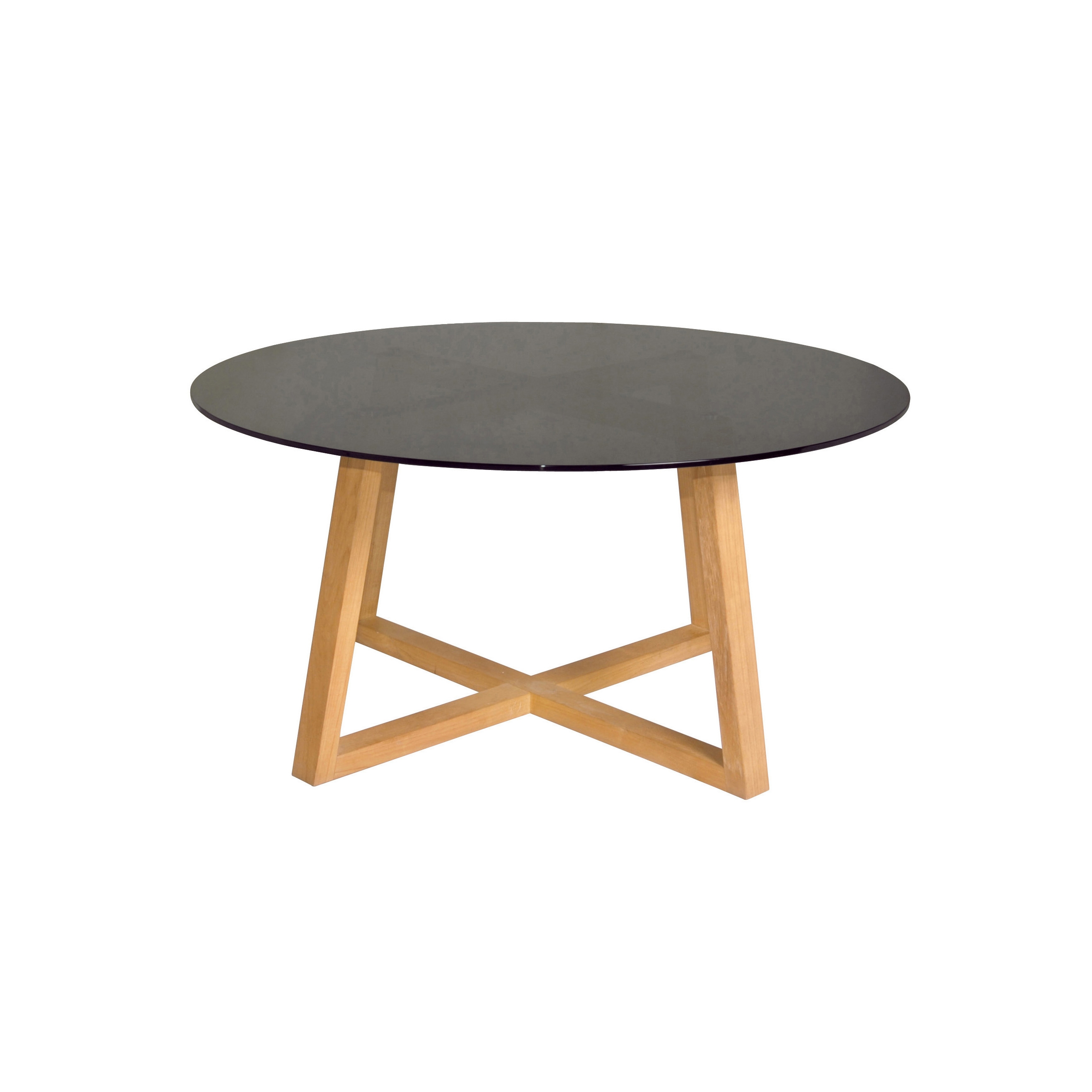 Vertoon produk Twizt dining table Ø 150 cm (smoked glass) van vervaardiger Mamagreen