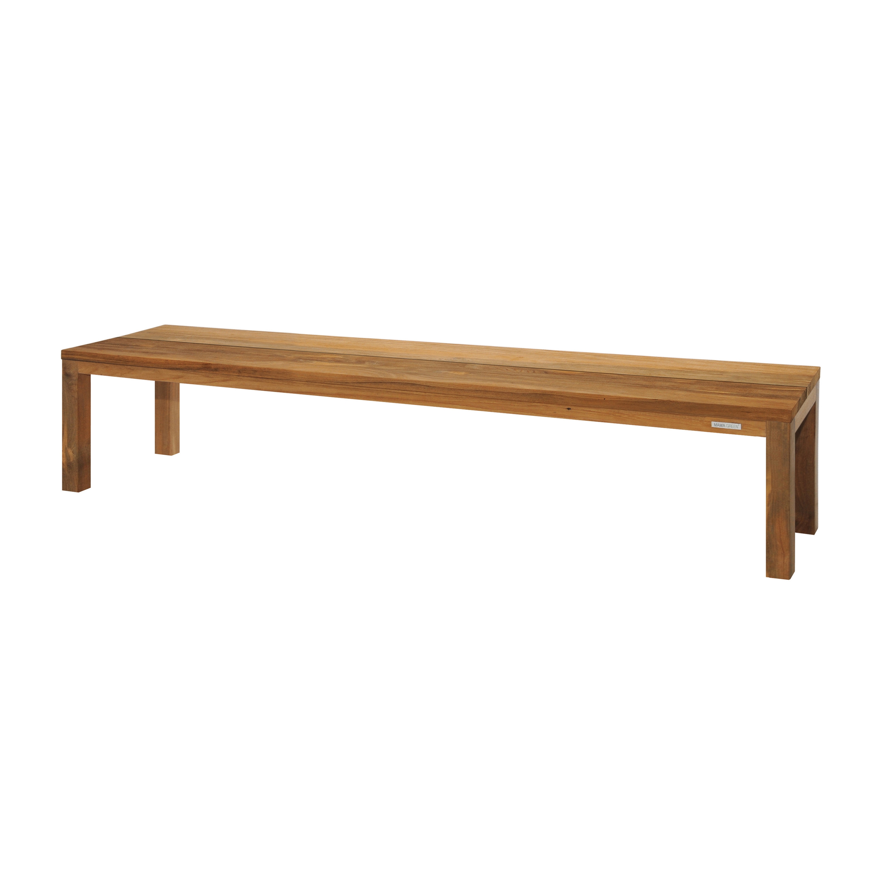 Vertoon produk Vigo bench 220 cm (wood legs) van vervaardiger Mamagreen