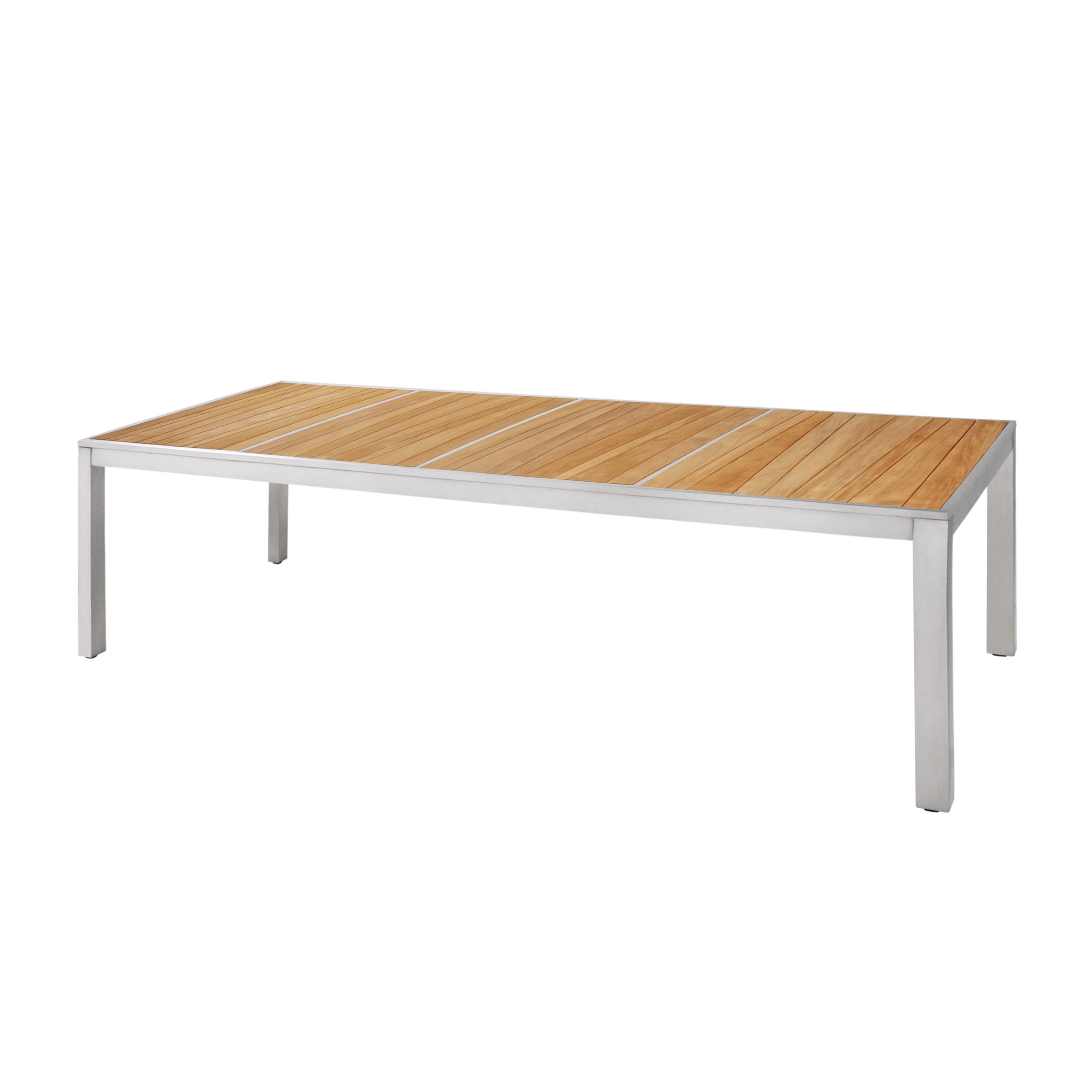 Vertoon produk Zix dining table 270x100 cm (abstract slats) van vervaardiger Mamagreen
