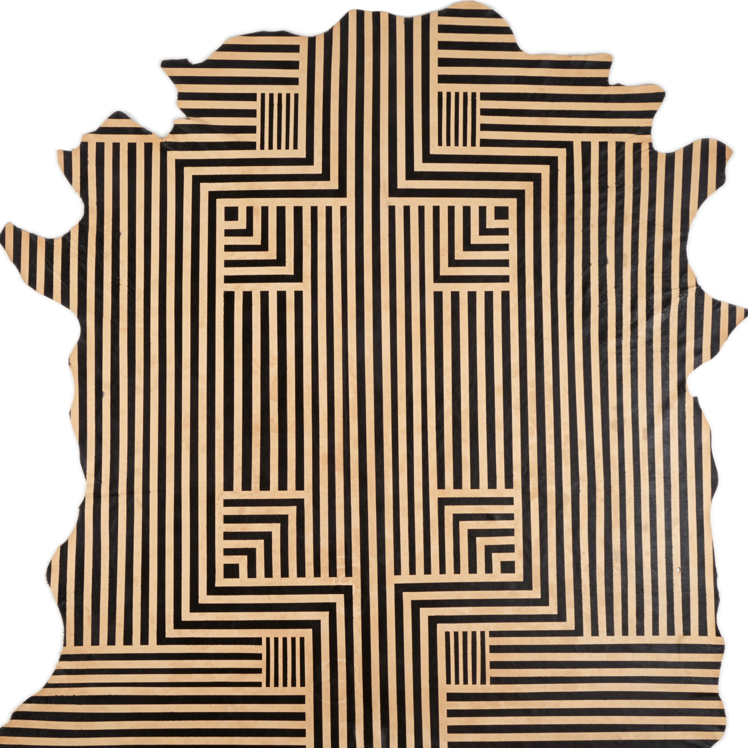 Mostra il prodotto Black Lines  Rug - Full Hide del produttore AVO