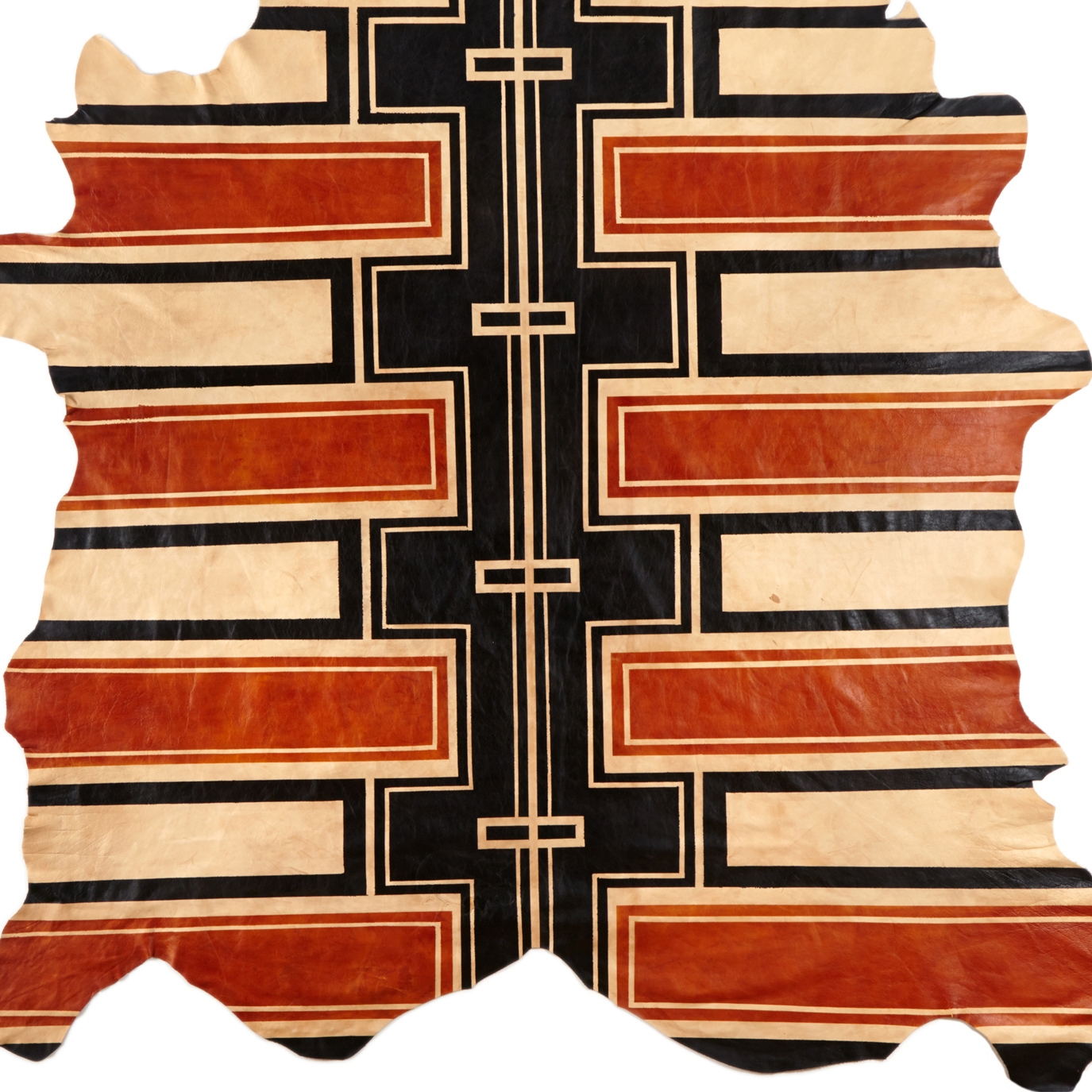 Mostra il prodotto Umber and Black Bold Rug - Full Hide del produttore AVO