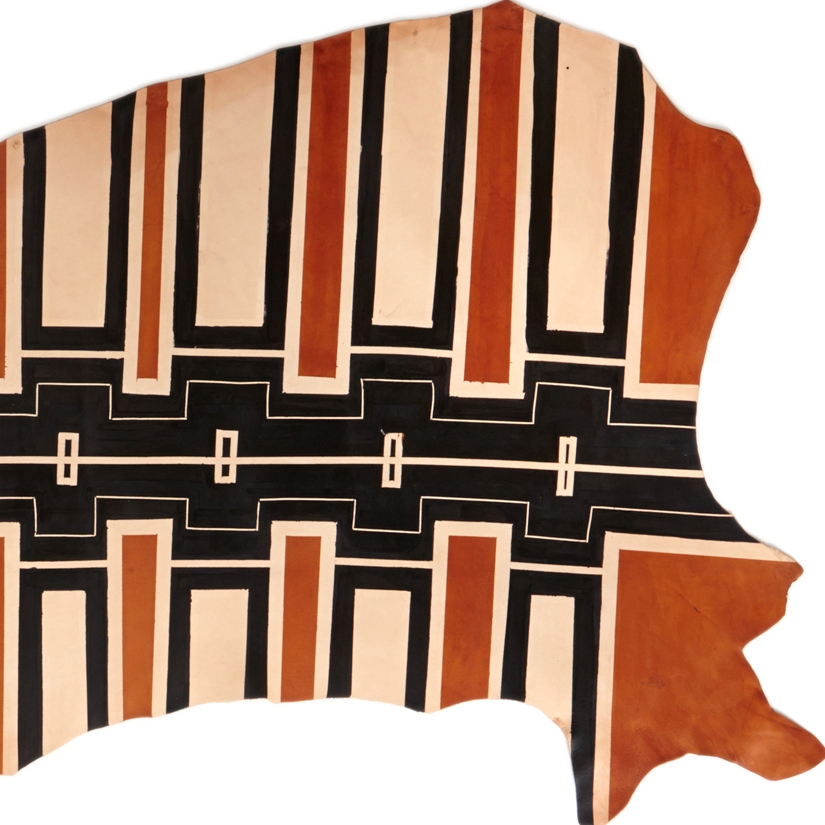 Mostra il prodotto Umber and Black Bold Rug - Half Hide del produttore AVO