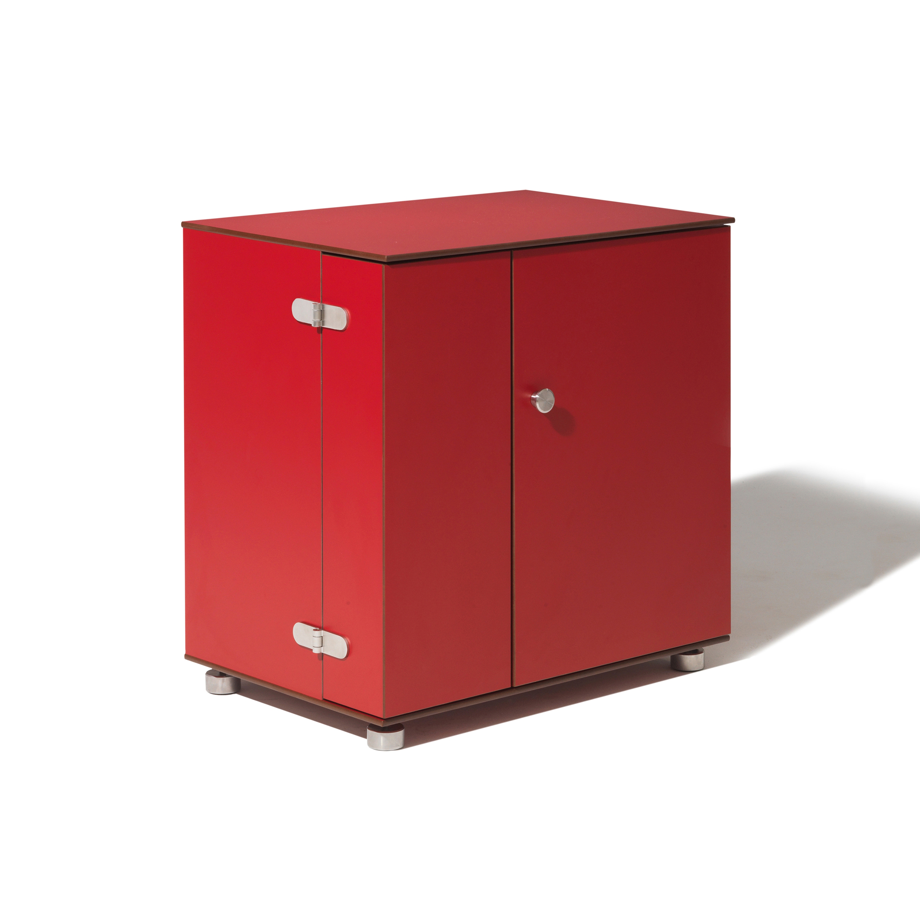 Organizer S bar outdoor cabinet in red