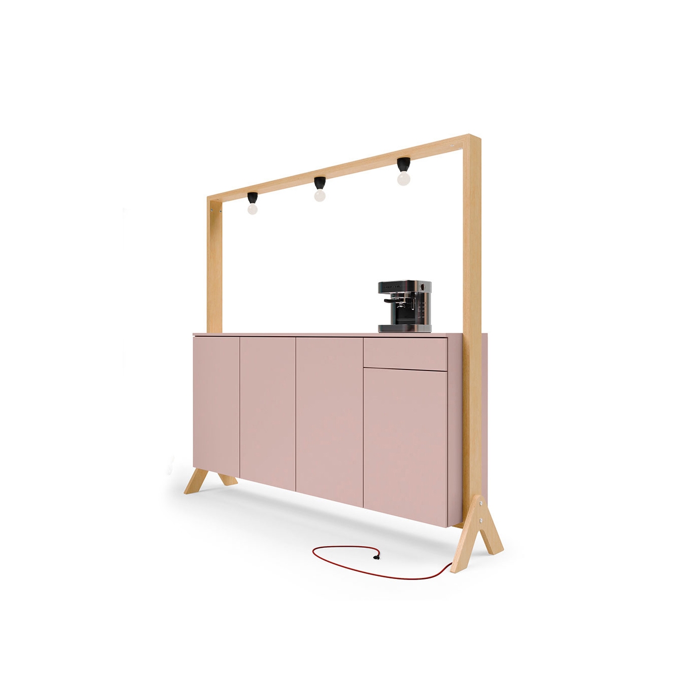 Display product frame | As coffee furniture with disposal from manufacturer Vifian Möbelwerkstätte AG