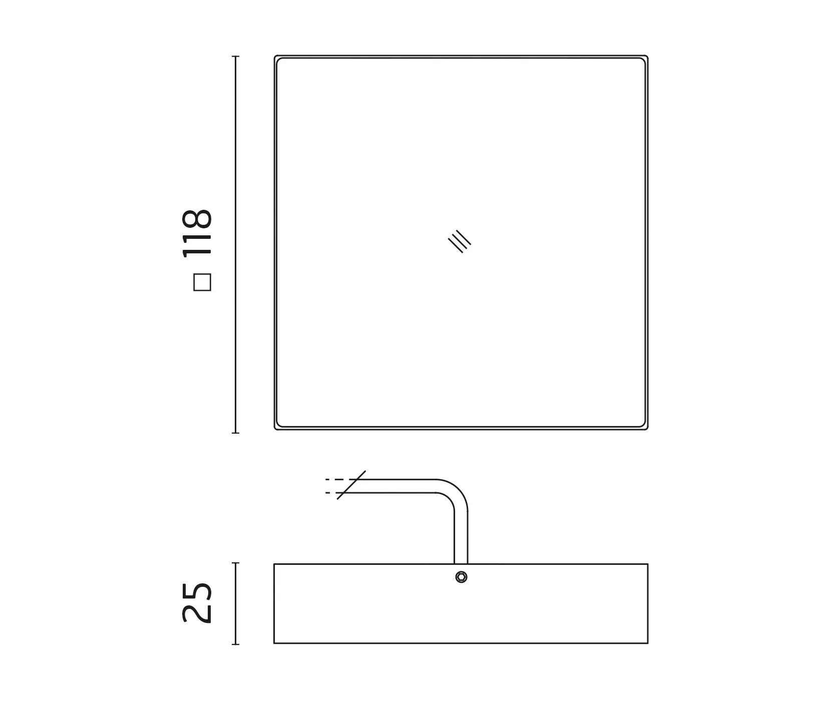 Ares - Beta Low Power LED / Methacrylate Diffuser
