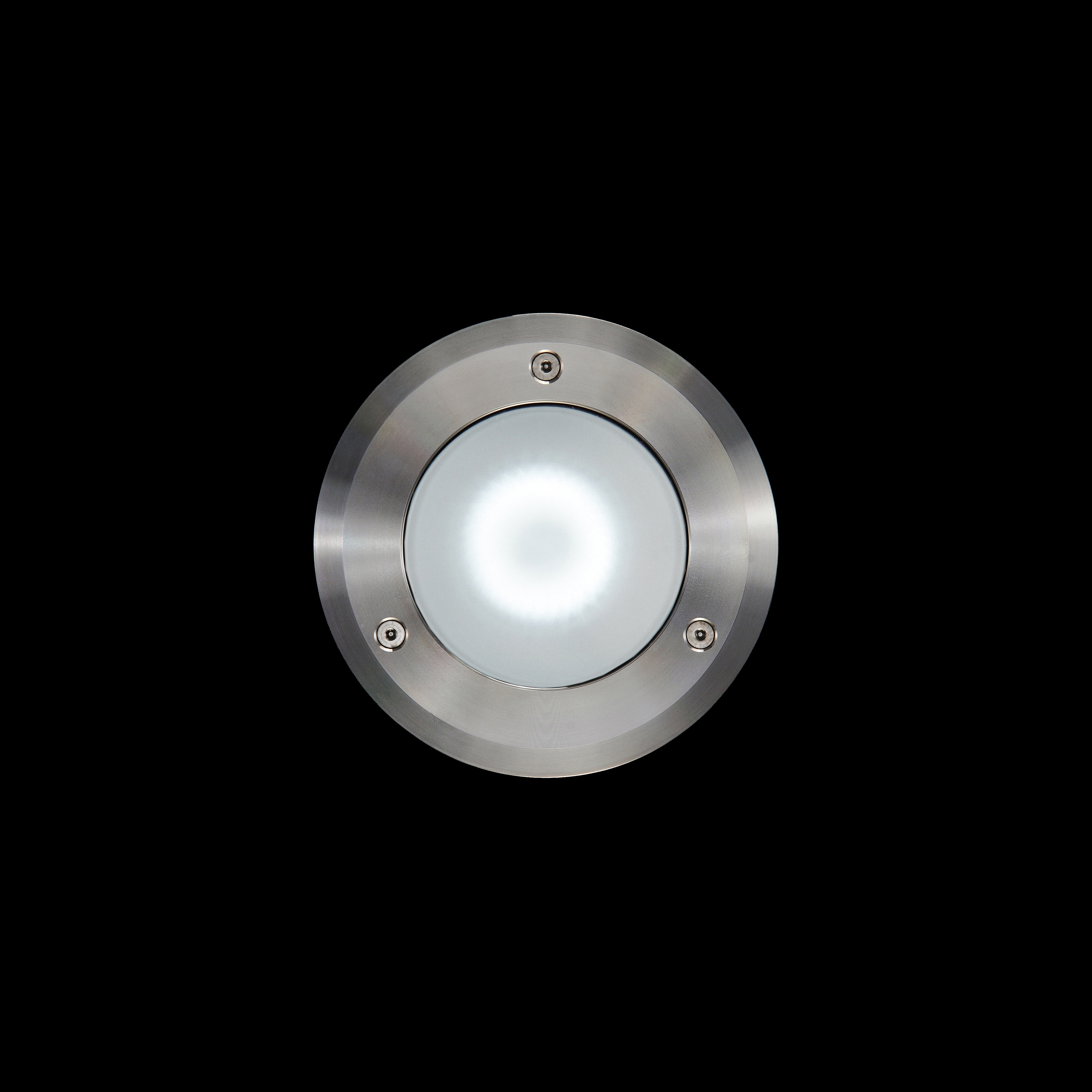 Vertoon produk Clio / Ø 130mm - Stainless Steel Frame - Sandblasted Glass - Fixed Symmetric Optic van vervaardiger Ares