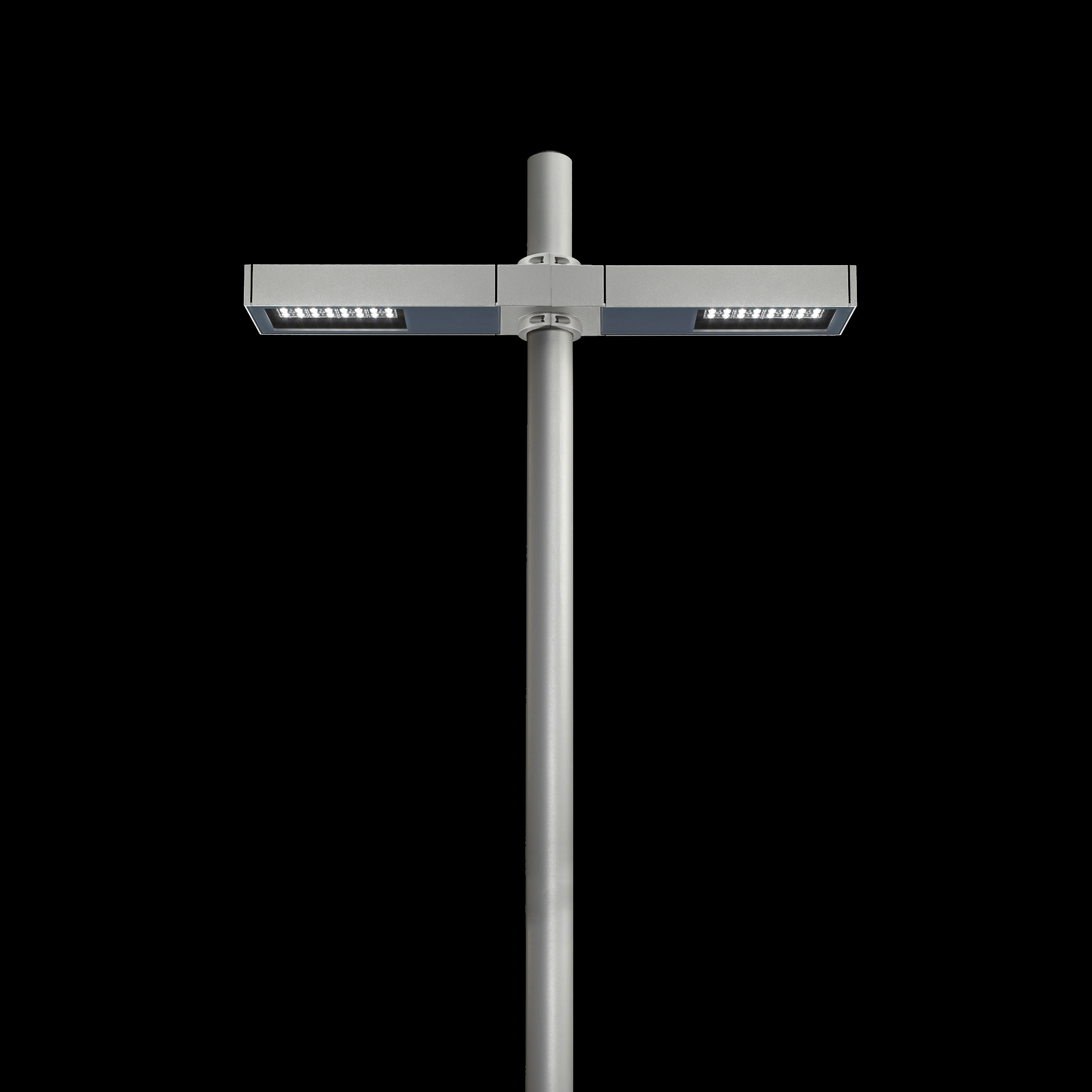 Mostrar el producto Dooku 400 Power LED / Pole Ø 76mm - Double Top Pole - Street Light Optic del fabricante Ares