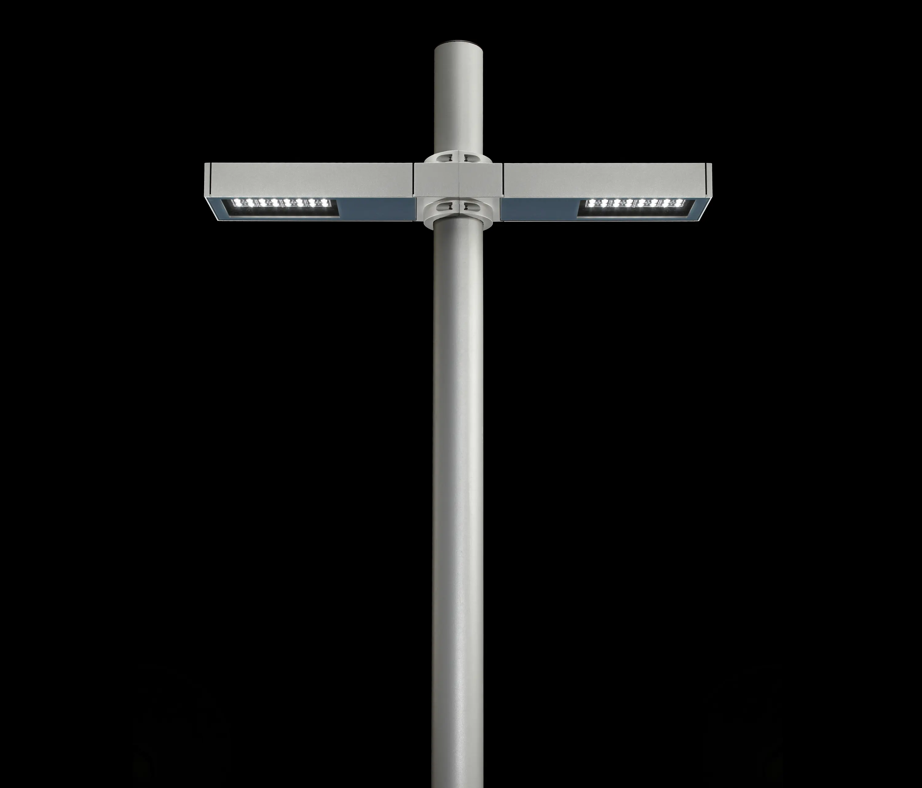 Ares - Dooku 400 Power LED / Pole Ø 102mm - Double Top Pole - Wide Beam 120° (Wide Spaces - Public Areas - Parking Areas)