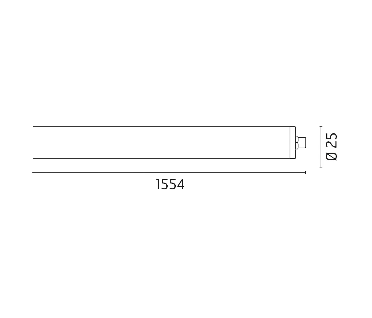 Ares - Tau Low Power LED / L. 1554 - Transparent Diffuser