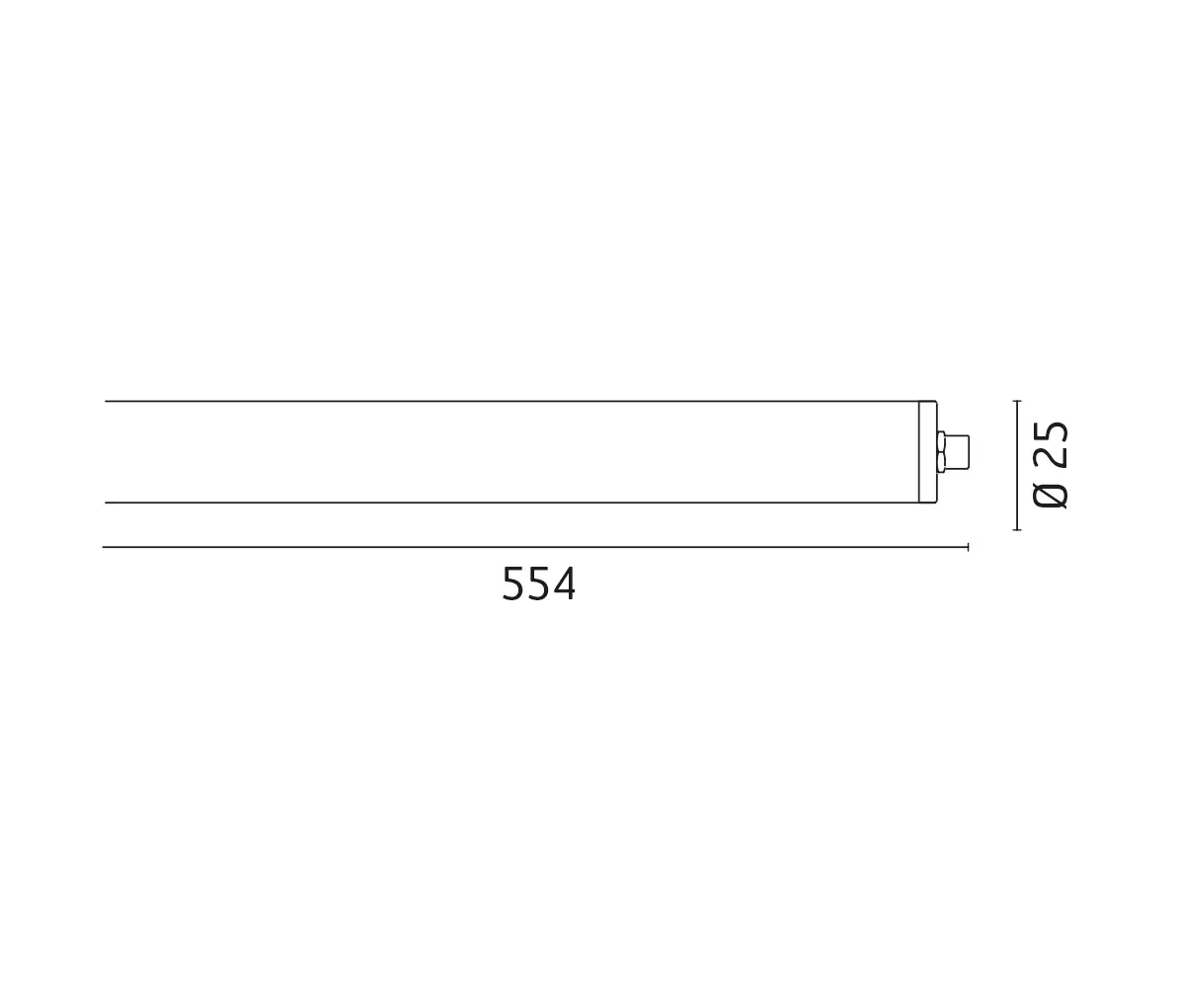 Ares - Tau Low Power LED / L. 554 - Opal Diffuser