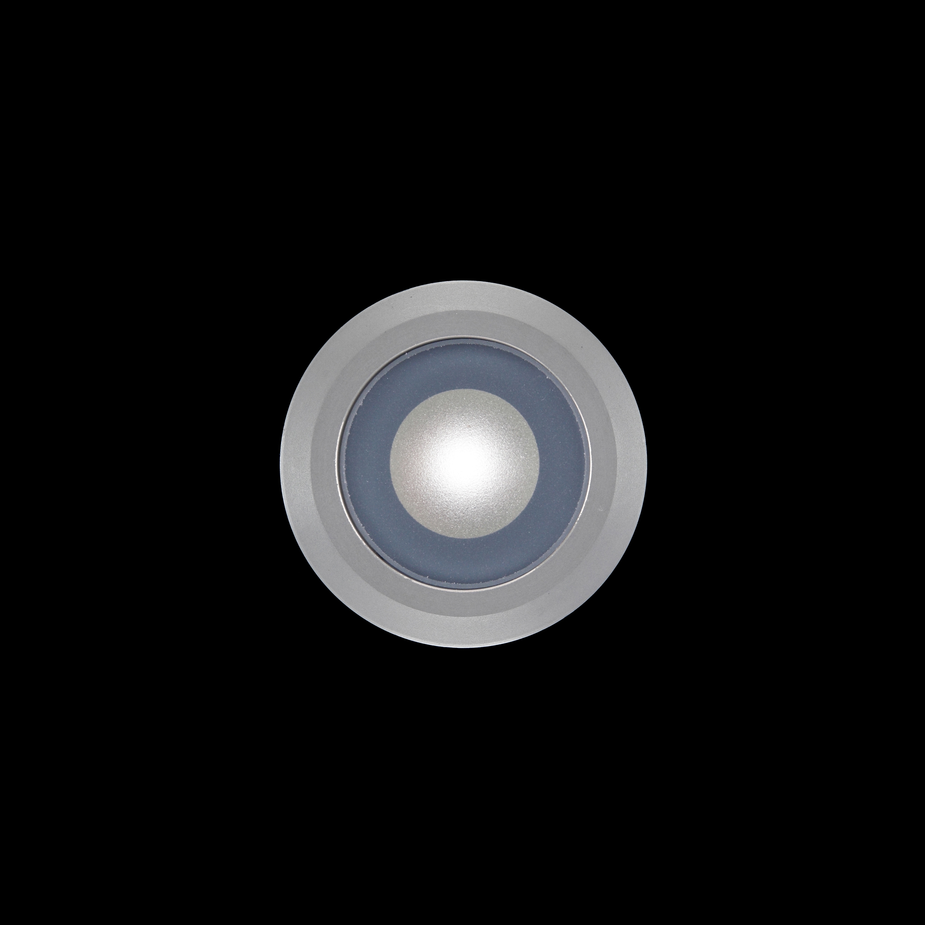 Mostra il prodotto Tapioca Power LED / Ø 55mm - Ghiera in Alluminio Anodizzato - Vetro Sabbiato del produttore Ares