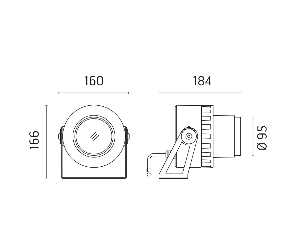 Ares - Spock 95 CoB LED - Adjustable - Wide Beam 40°