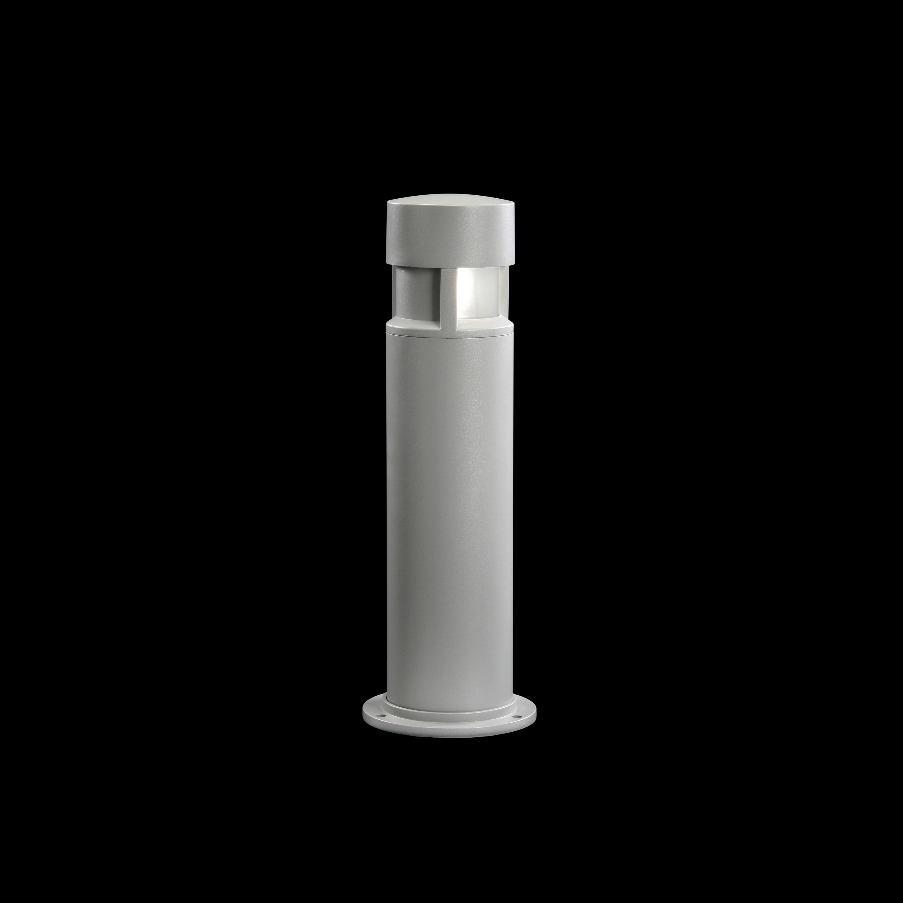 Afficher le produit Silvia Mini on post / H. 550 mm - Sandblasted Glass - 120° Emission du fabricant Ares
